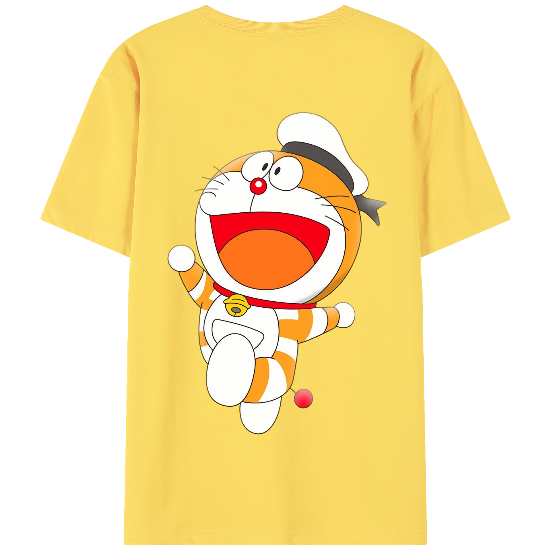 （画像用） ドラえもん Doraemon 綿100％半袖Tシャツ（背面プリント）