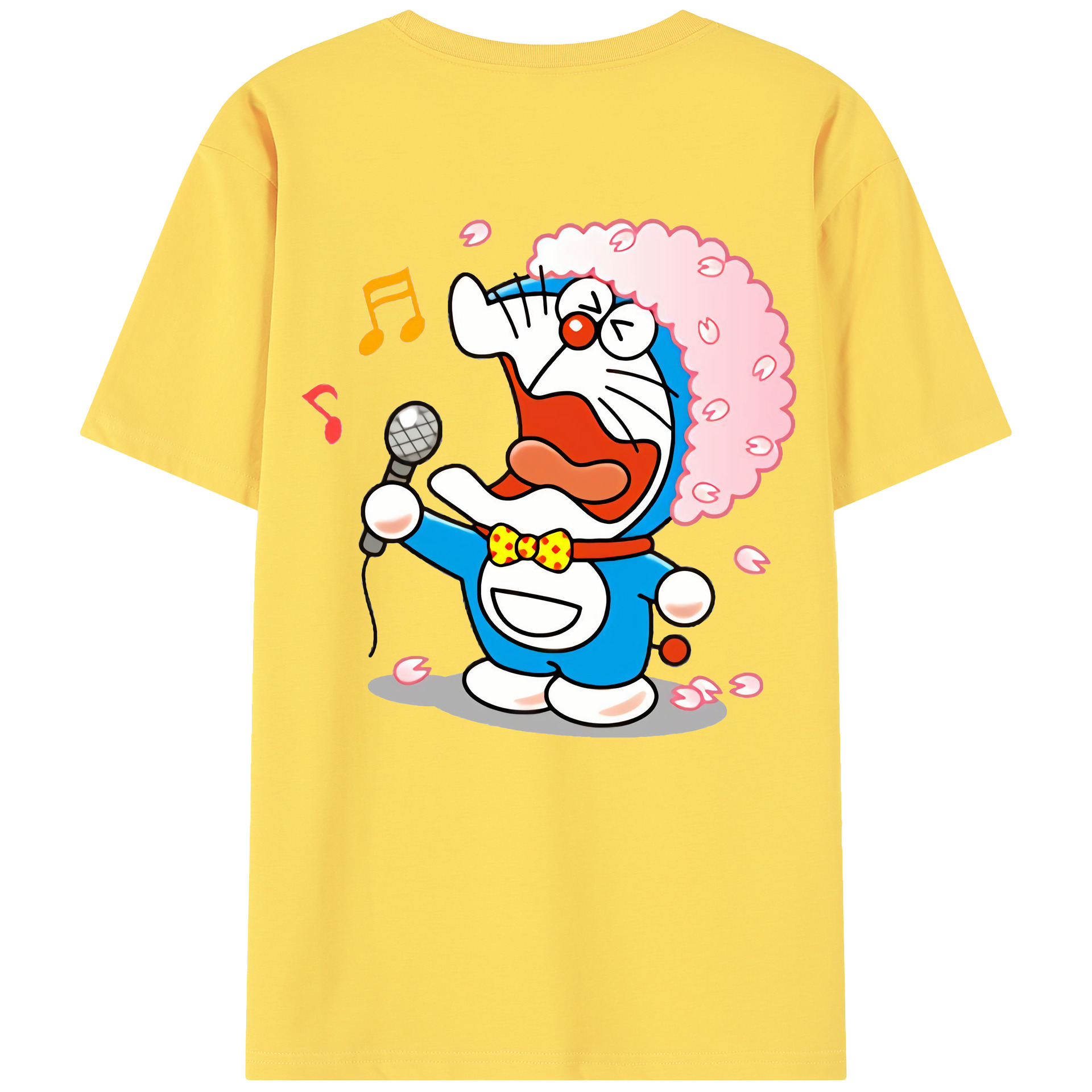 （画像用） ドラえもん Doraemon 綿100％半袖Tシャツ（背面プリント）