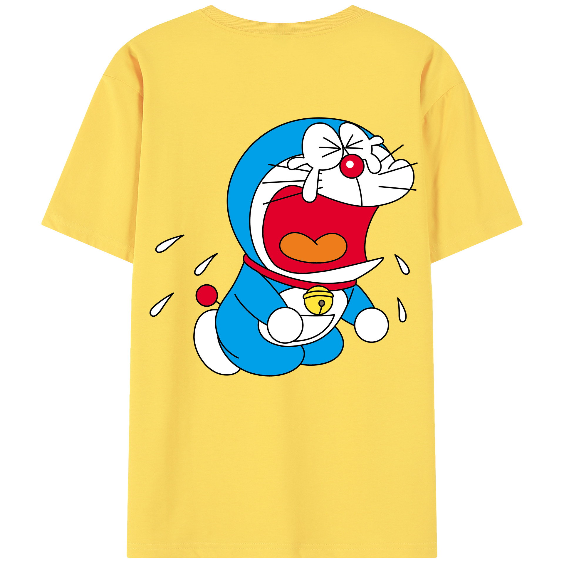 （画像用） ドラえもん Doraemon 綿100％半袖Tシャツ（背面プリント）