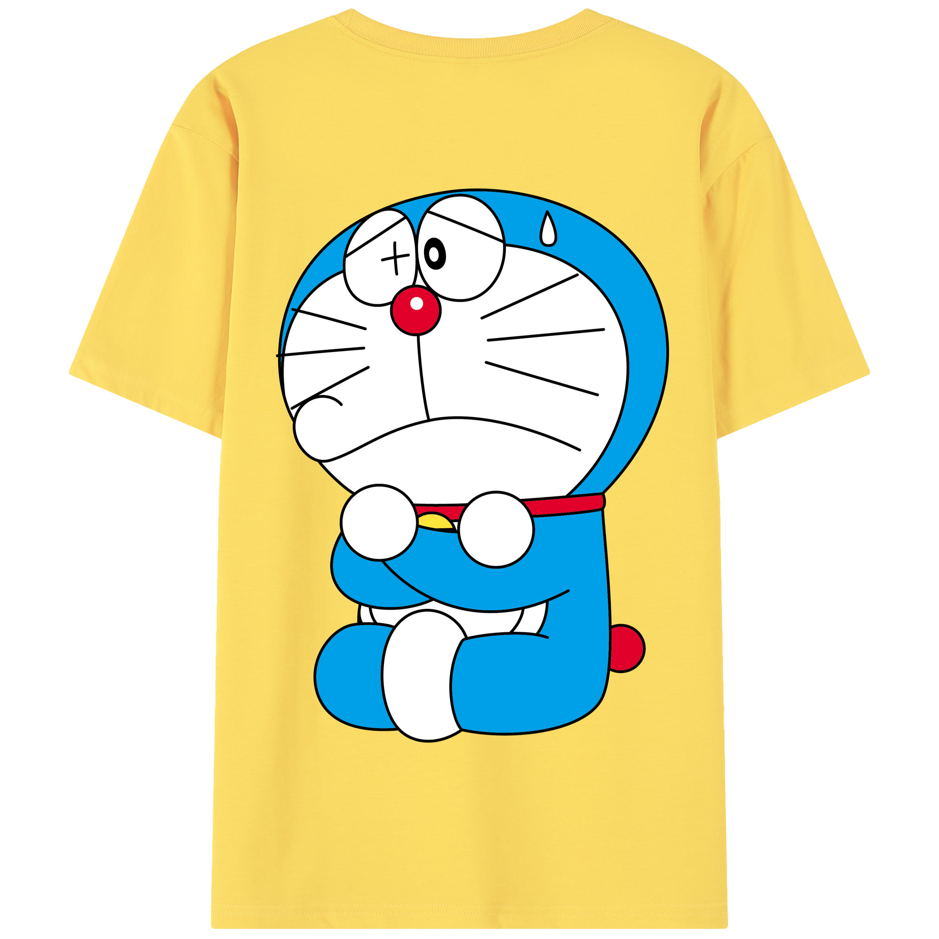 （画像用） ドラえもん Doraemon 綿100％半袖Tシャツ（背面プリント）