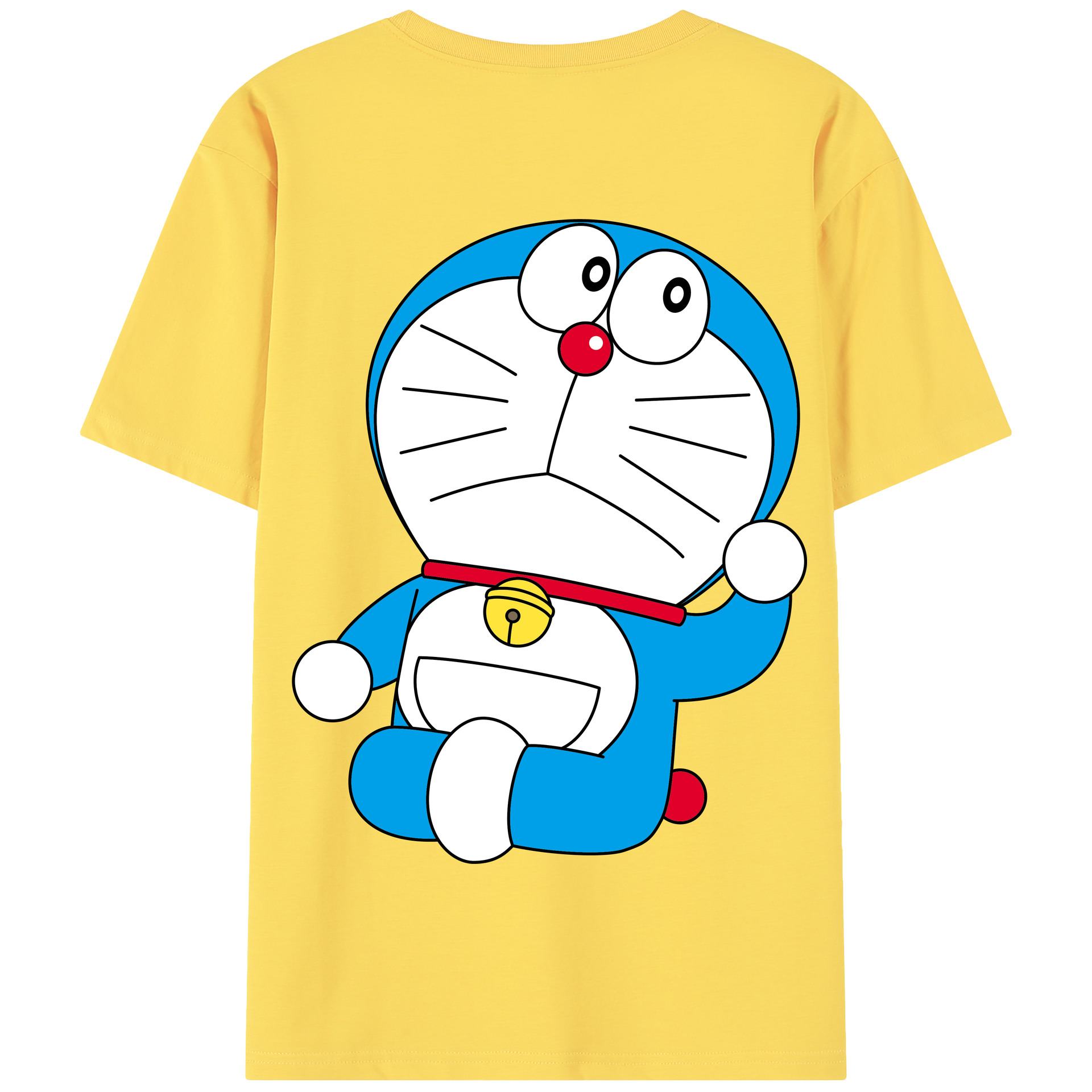 （画像用） ドラえもん Doraemon 綿100％半袖Tシャツ（背面プリント）