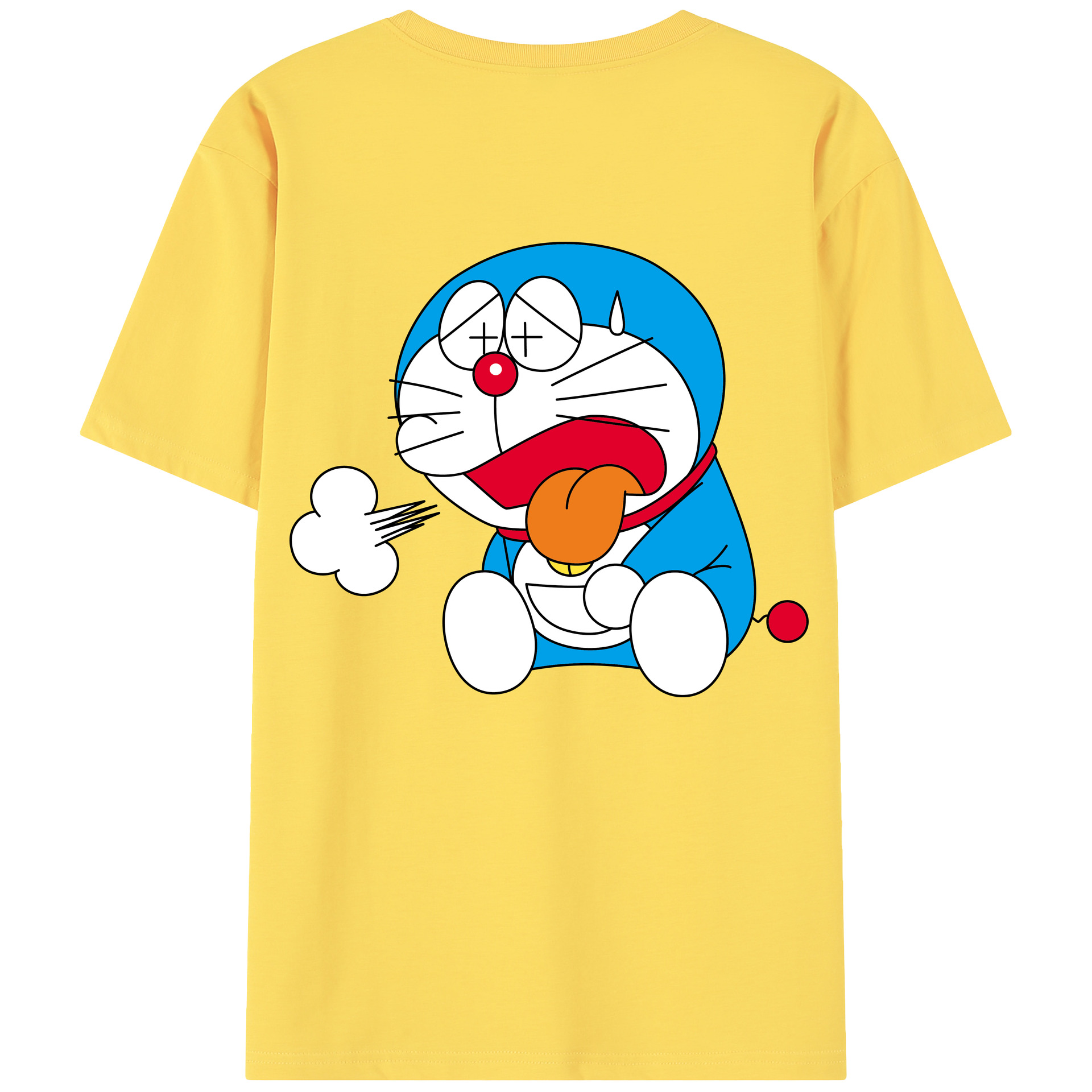 （画像用） ドラえもん Doraemon 綿100％半袖Tシャツ（背面プリント）