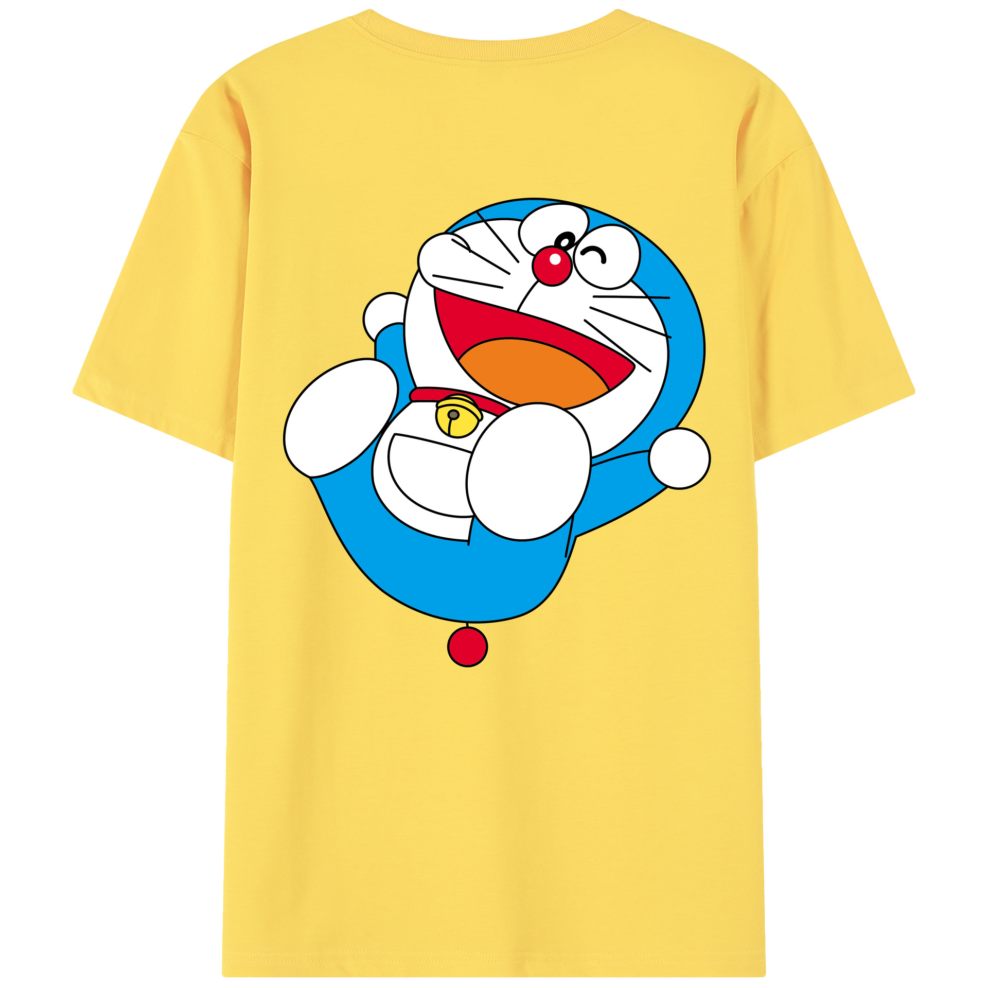 （画像用） ドラえもん Doraemon 綿100％半袖Tシャツ（背面プリント）