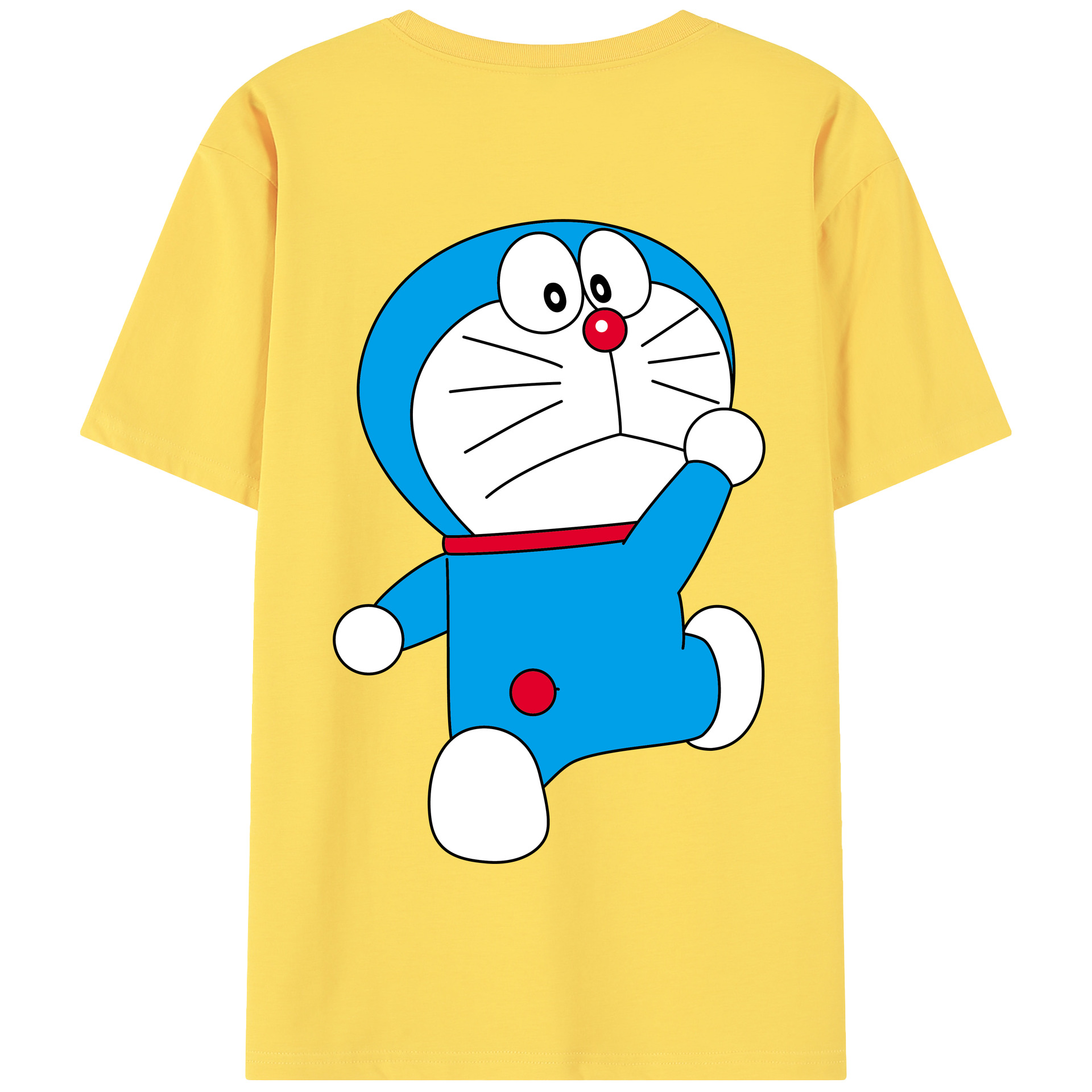 （画像用） ドラえもん Doraemon 綿100％半袖Tシャツ（背面プリント）