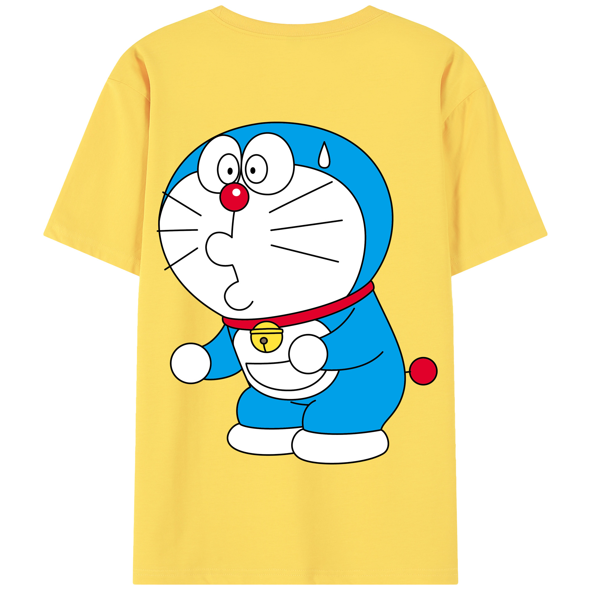 （画像用） ドラえもん Doraemon 綿100％半袖Tシャツ（背面プリント）