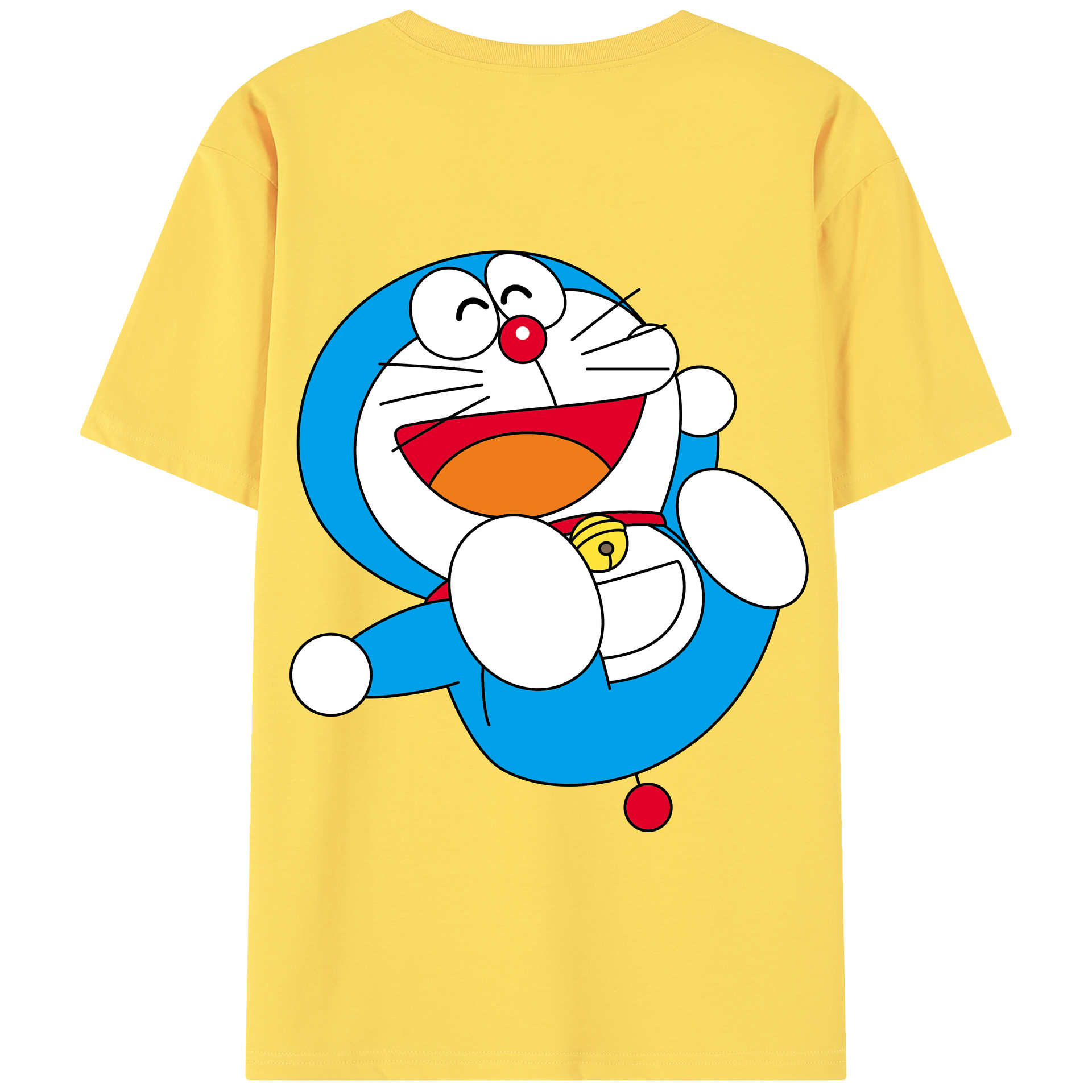 （画像用） ドラえもん Doraemon 綿100％半袖Tシャツ（背面プリント）