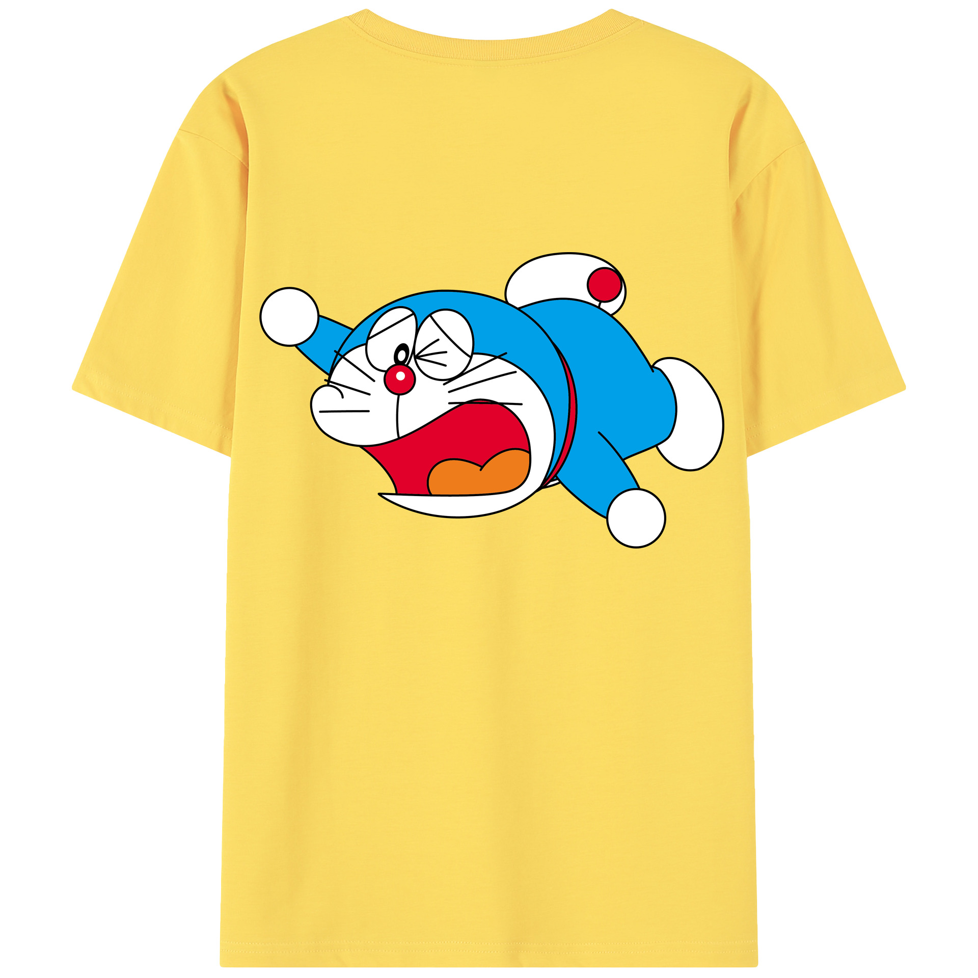 （画像用） ドラえもん Doraemon 綿100％半袖Tシャツ（背面プリント）