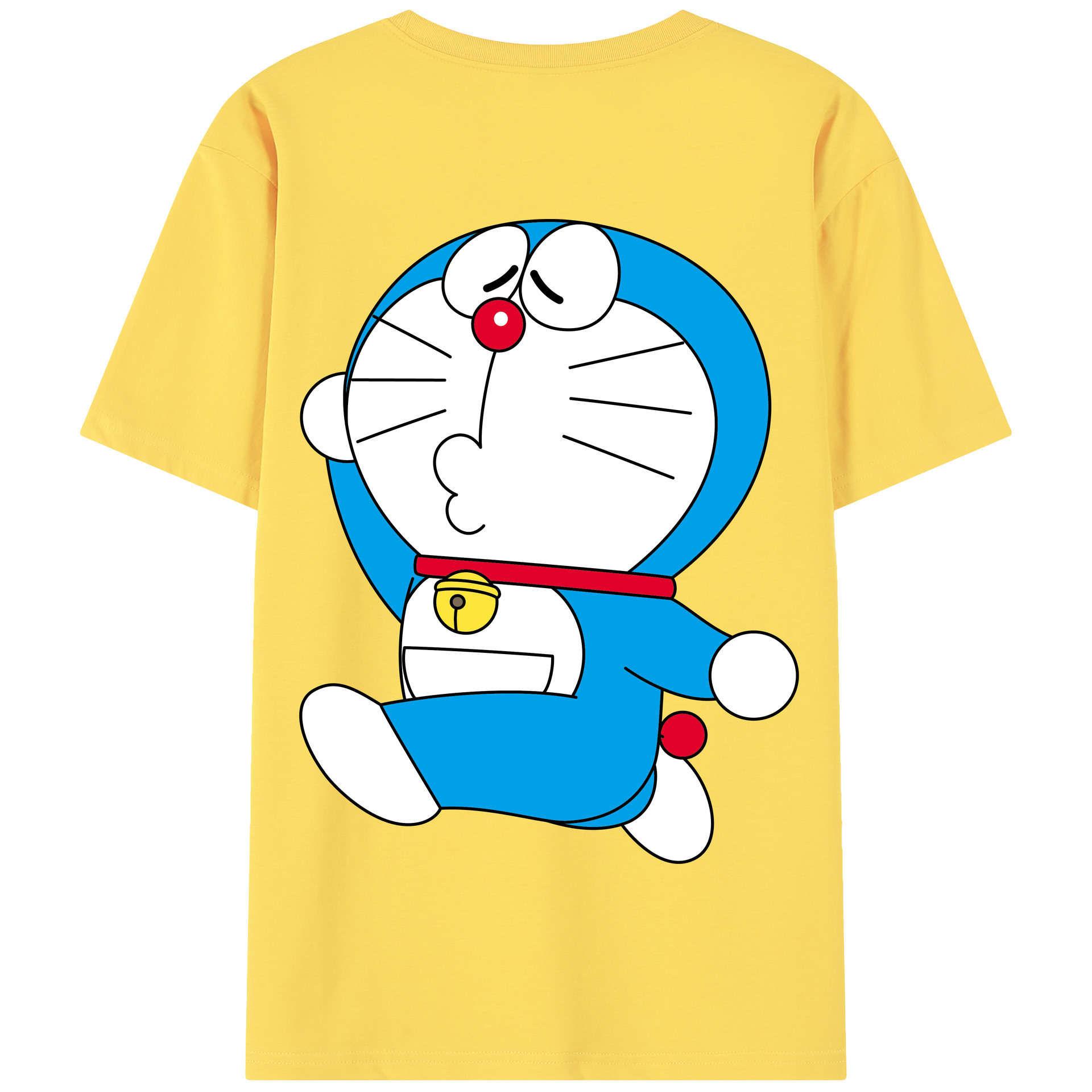 （画像用） ドラえもん Doraemon 綿100％半袖Tシャツ（背面プリント）