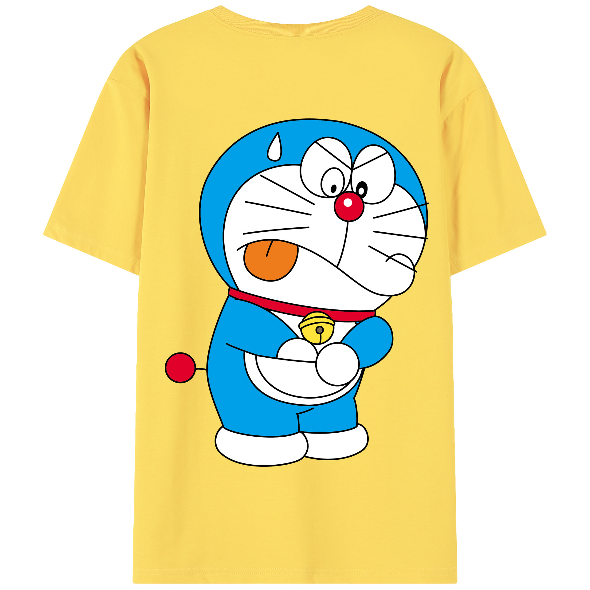 （画像用） ドラえもん Doraemon 綿100％半袖Tシャツ（背面プリント）