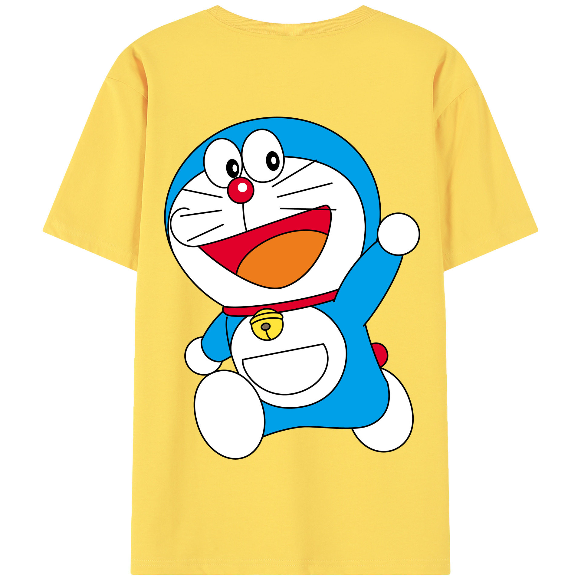（画像用） ドラえもん Doraemon 綿100％半袖Tシャツ（背面プリント）