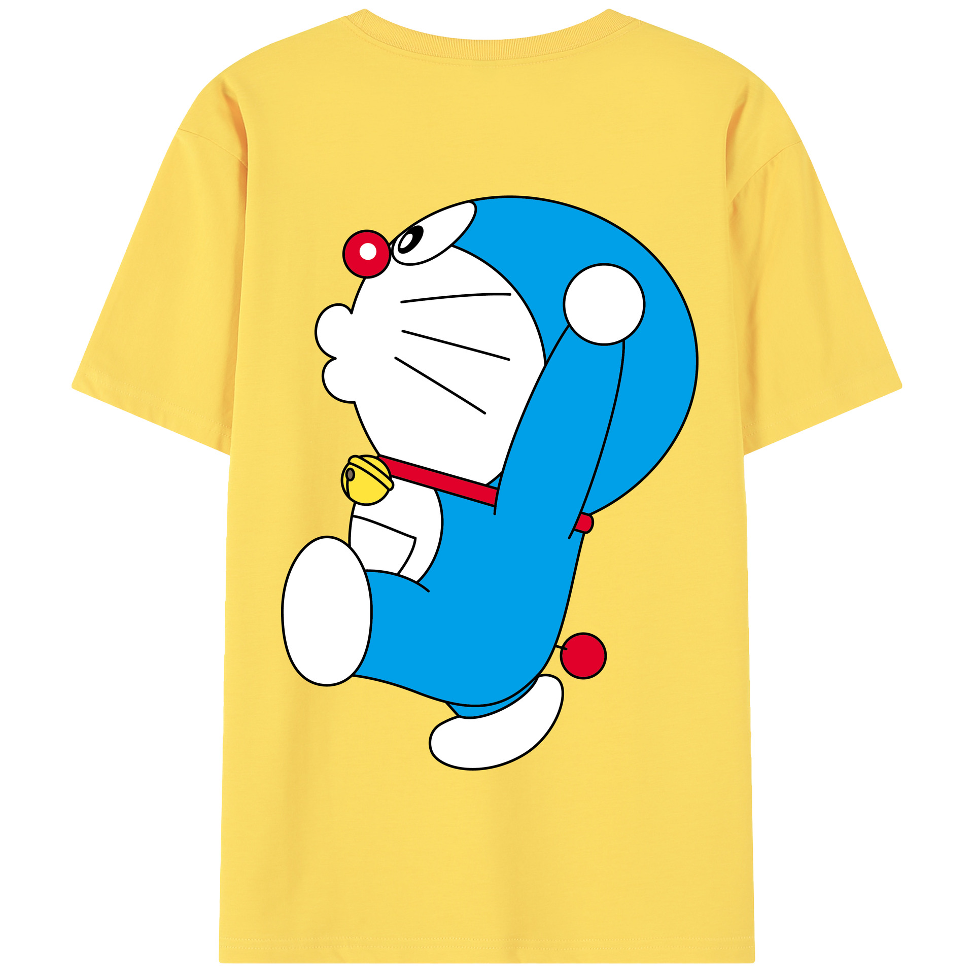 （画像用） ドラえもん Doraemon 綿100％半袖Tシャツ（背面プリント）