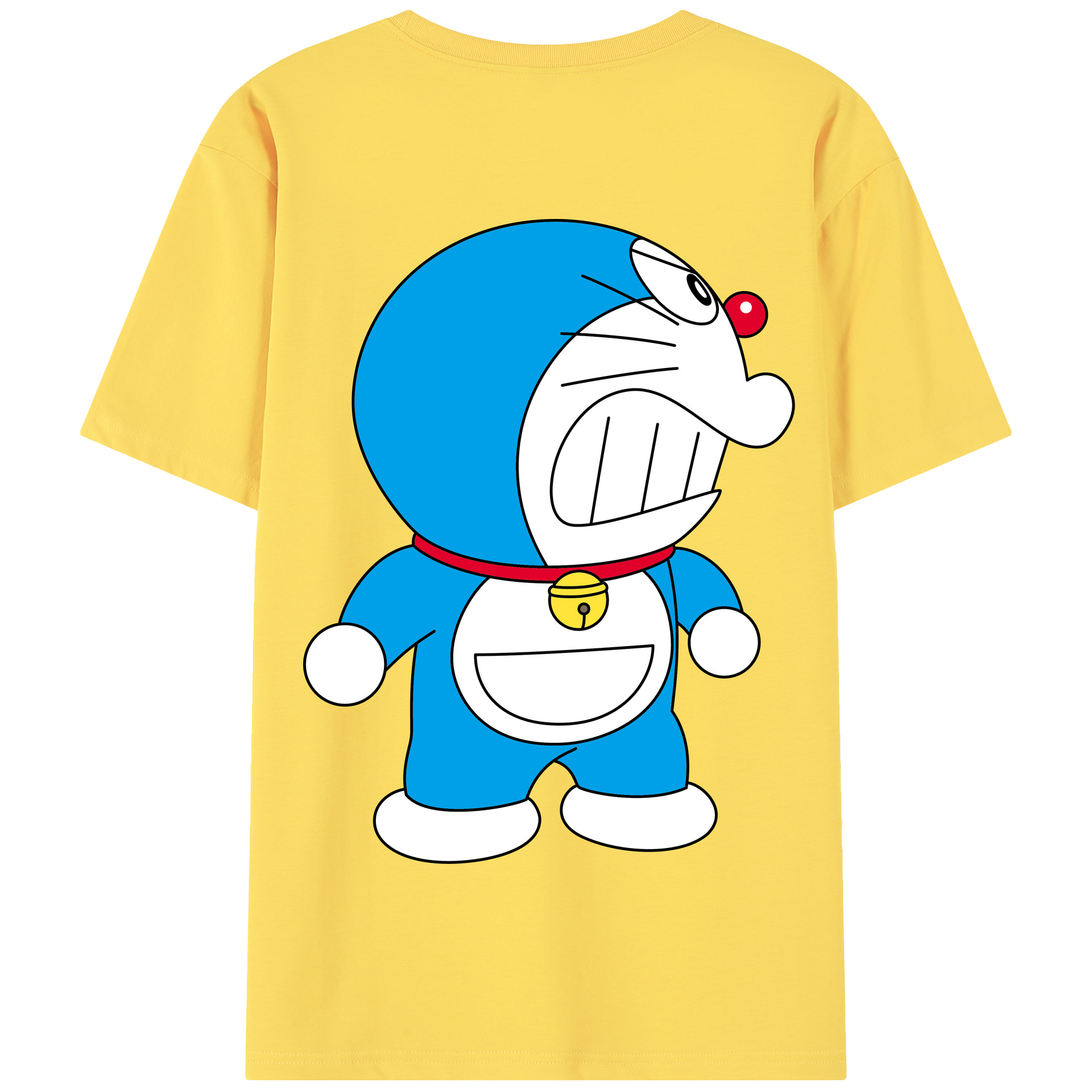 （画像用） ドラえもん Doraemon 綿100％半袖Tシャツ（背面プリント）