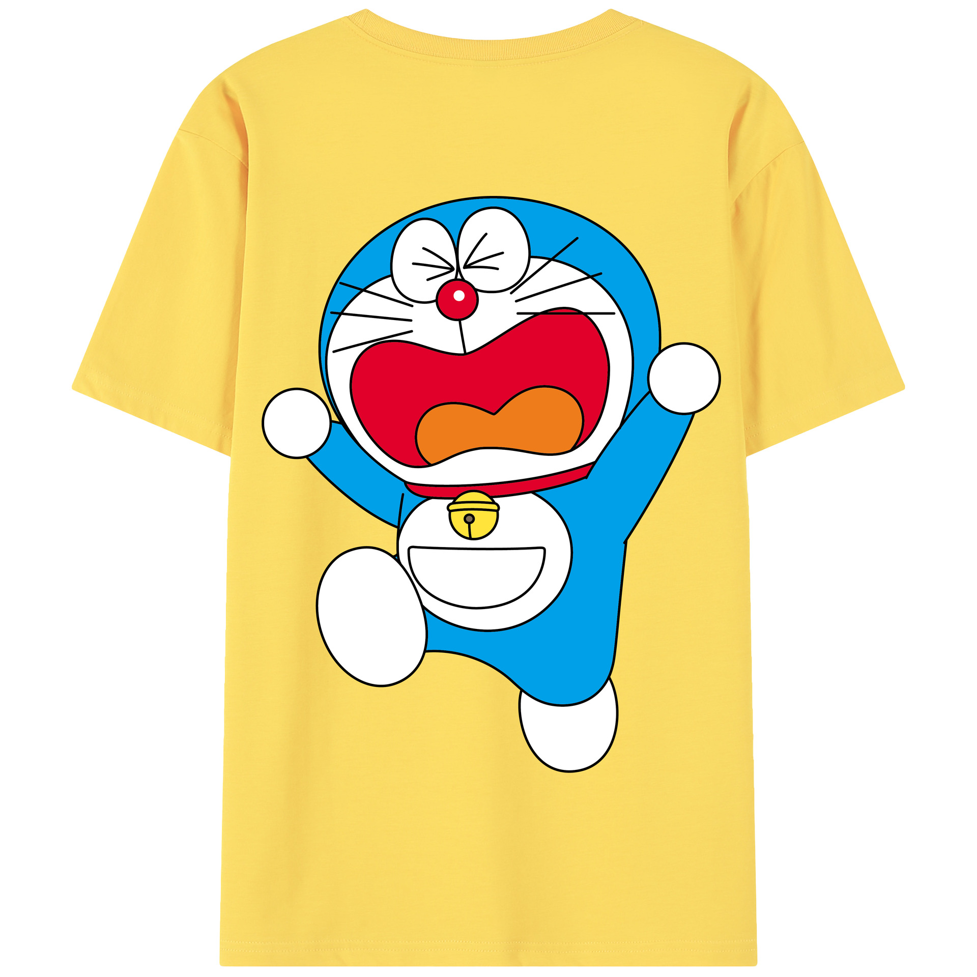 （画像用） ドラえもん Doraemon 綿100％半袖Tシャツ（背面プリント）