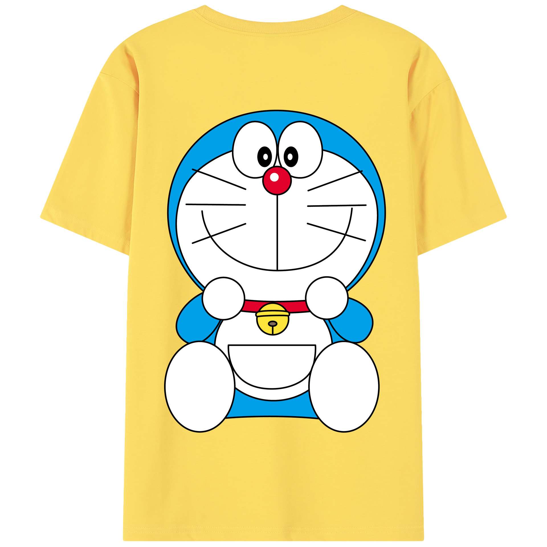 （画像用） ドラえもん Doraemon 綿100％半袖Tシャツ（背面プリント）