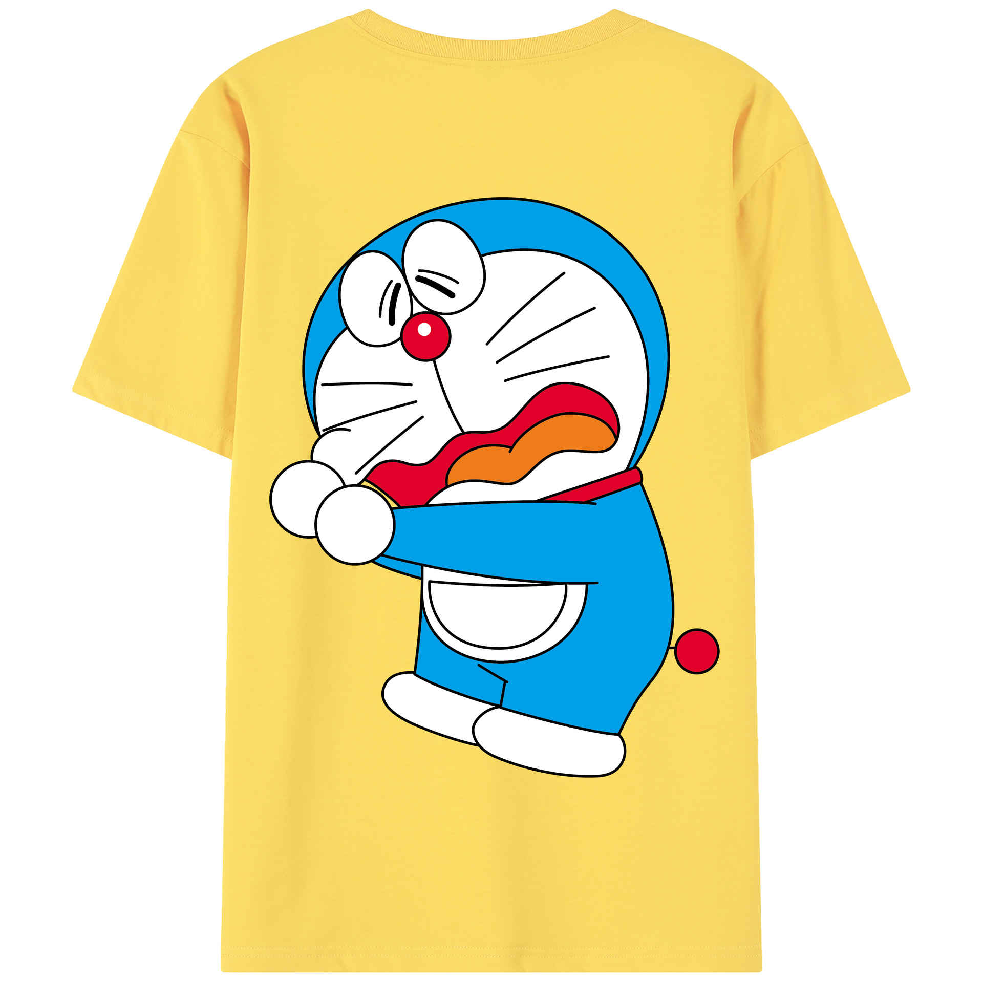 （画像用） ドラえもん Doraemon 綿100％半袖Tシャツ（背面プリント）