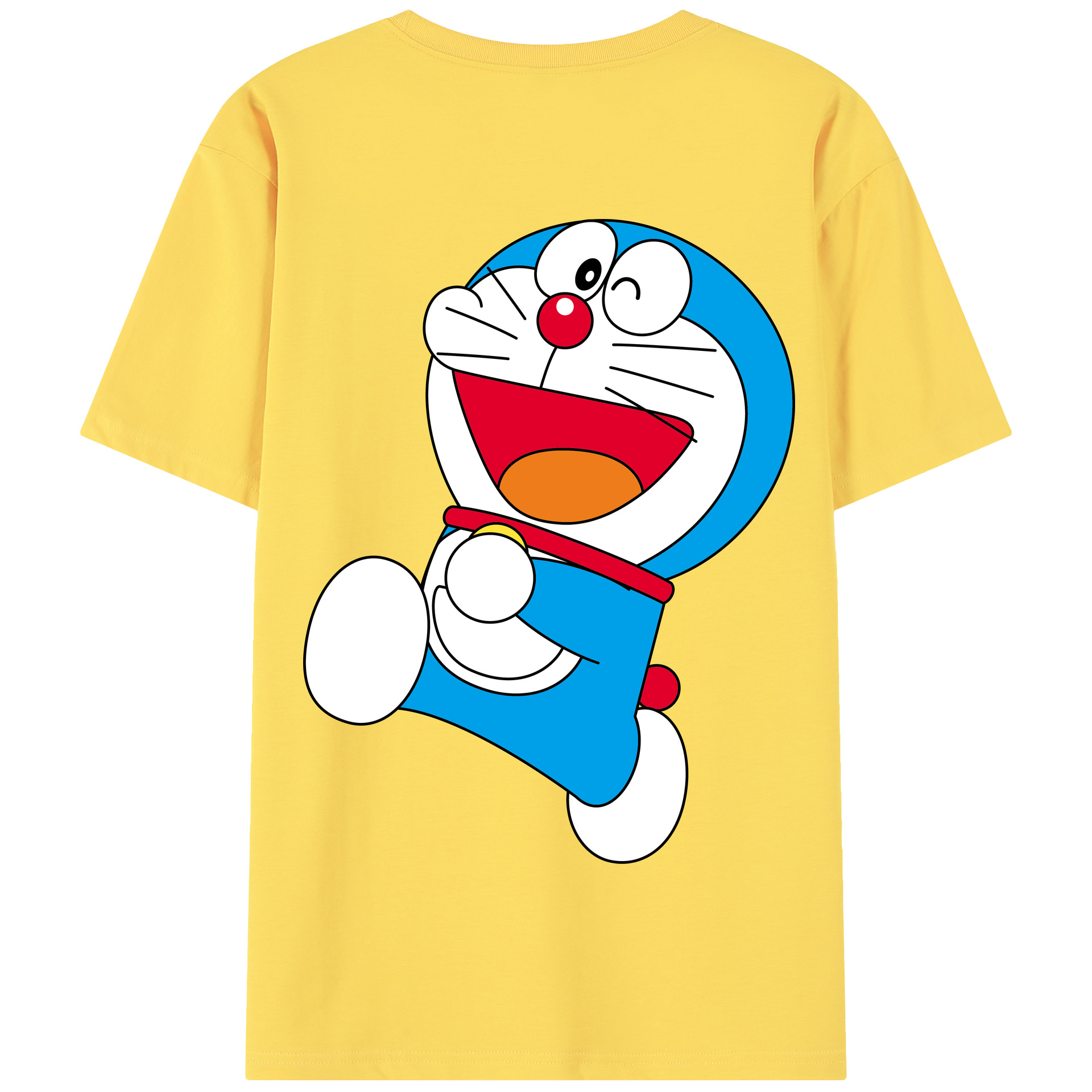 （画像用） ドラえもん Doraemon 綿100％半袖Tシャツ（背面プリント）
