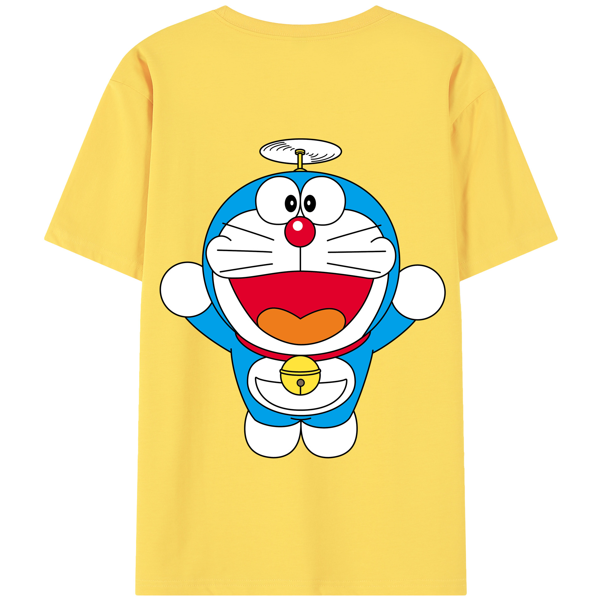 （画像用） ドラえもん Doraemon 綿100％半袖Tシャツ（背面プリント）