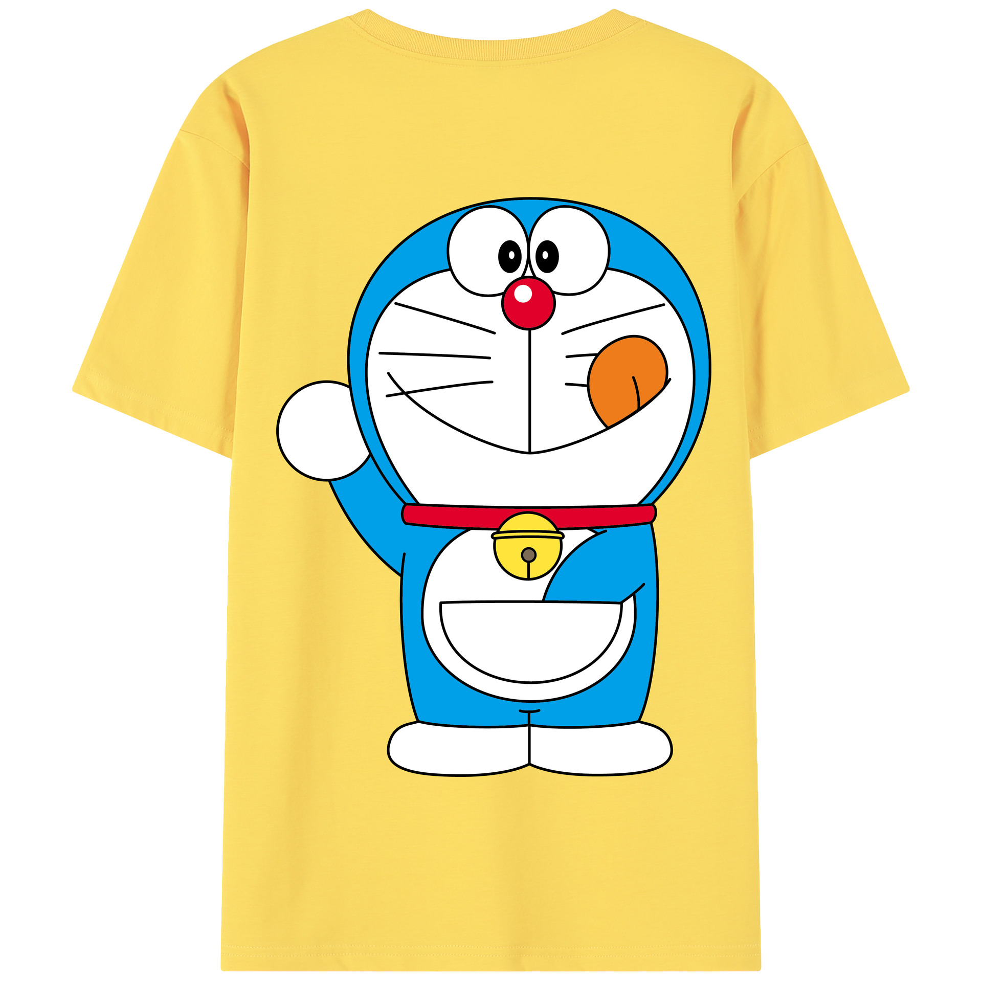 （画像用） ドラえもん Doraemon 綿100％半袖Tシャツ（背面プリント）
