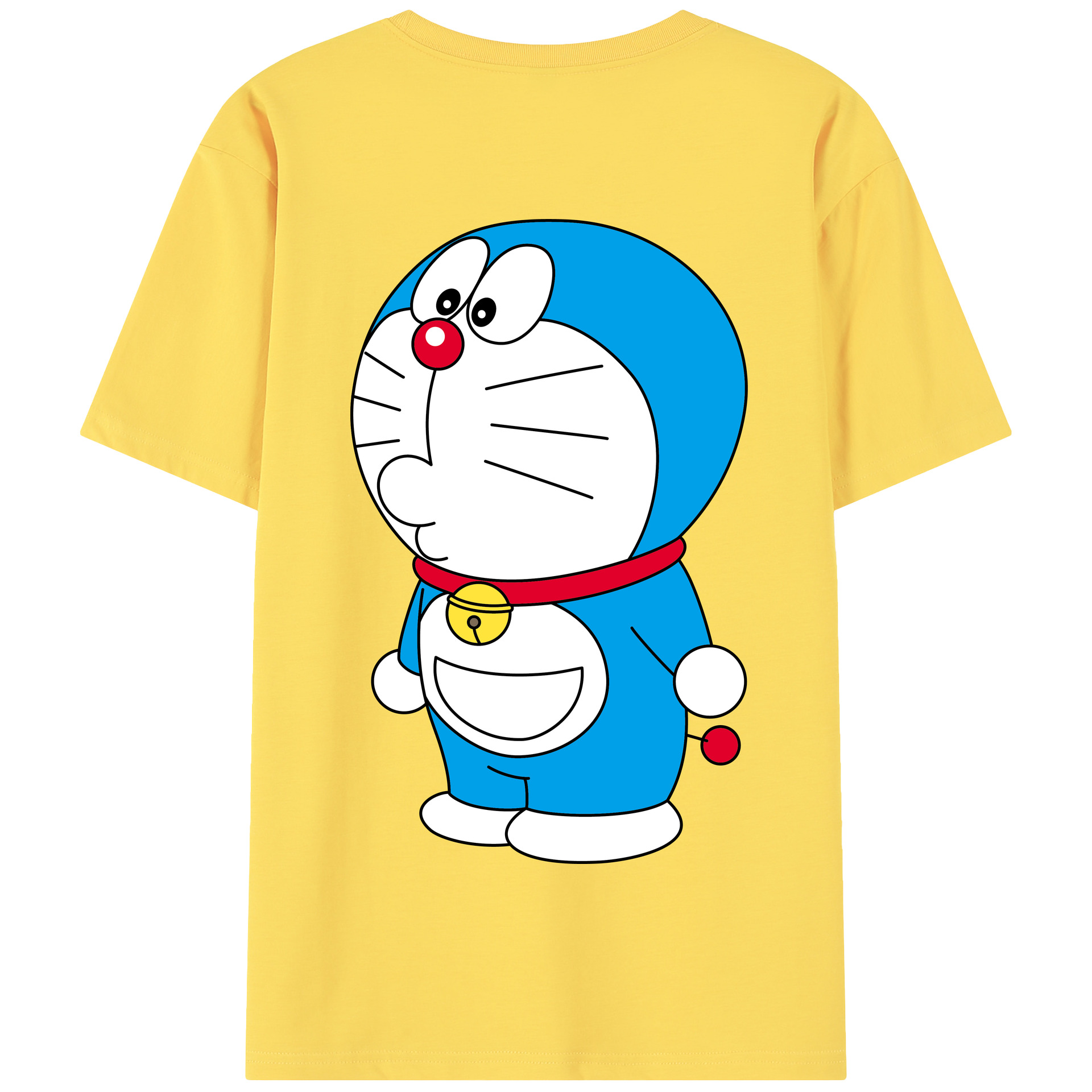 （画像用） ドラえもん Doraemon 綿100％半袖Tシャツ（背面プリント）