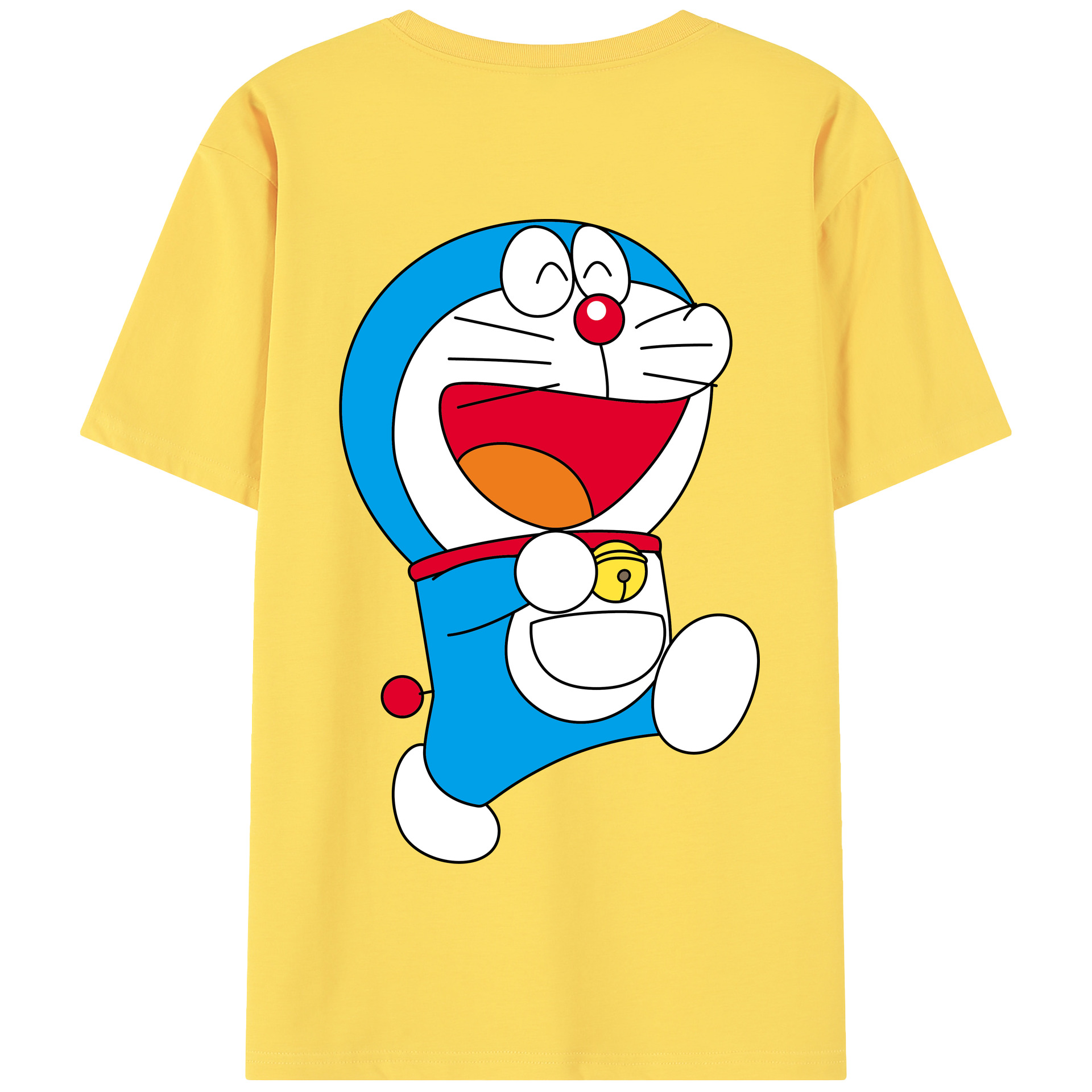 （画像用） ドラえもん Doraemon 綿100％半袖Tシャツ（背面プリント）