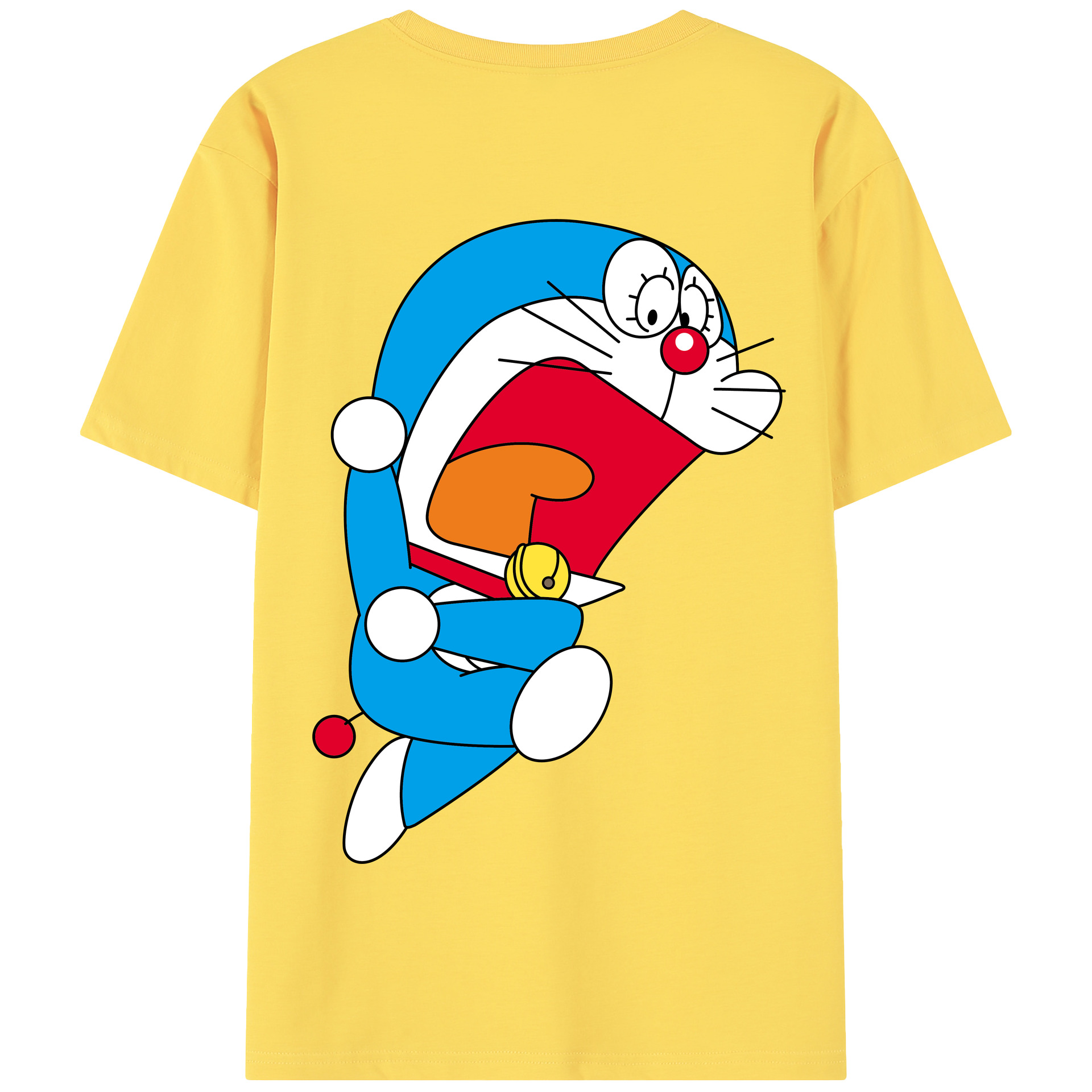 （画像用） ドラえもん Doraemon 綿100％半袖Tシャツ（背面プリント）