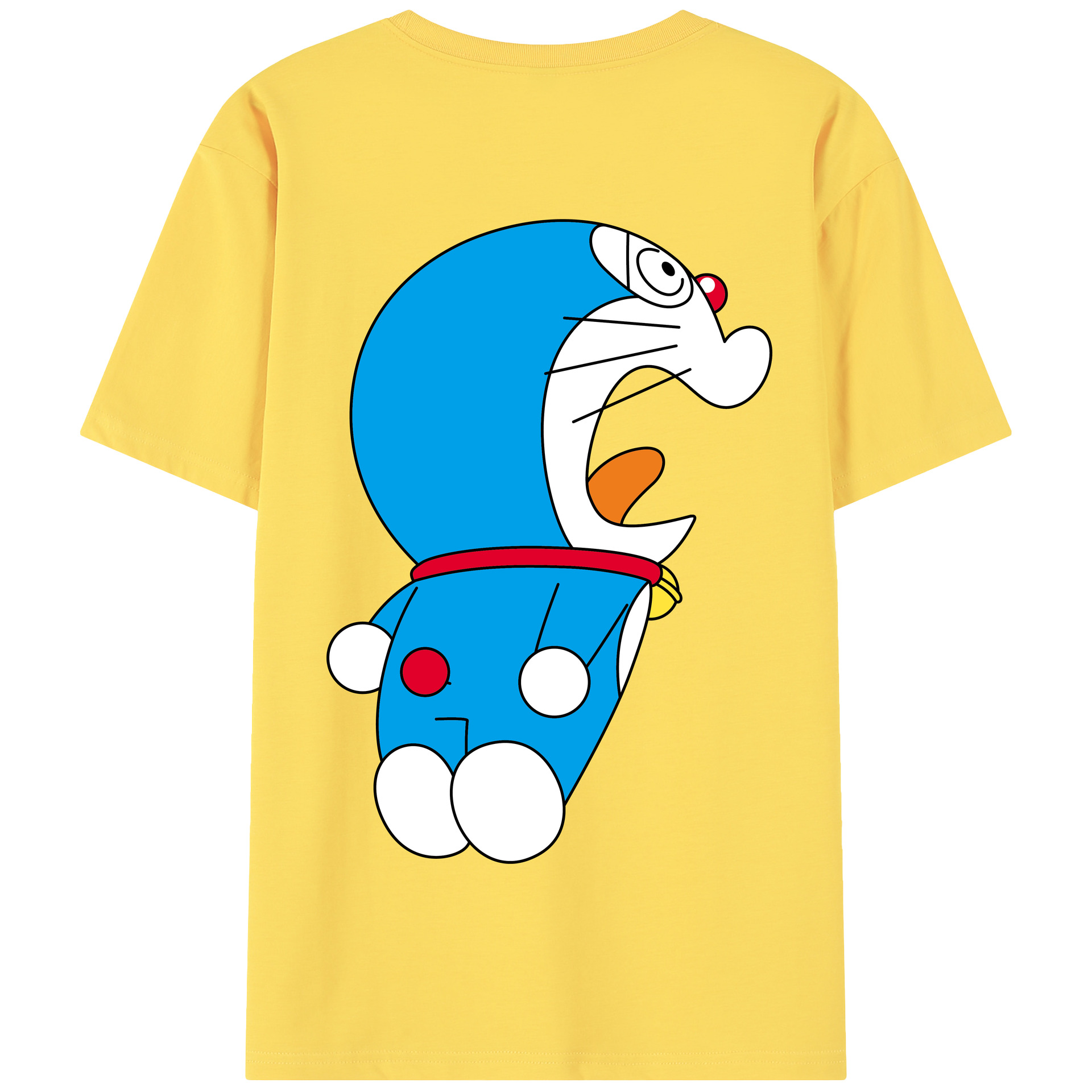 （画像用） ドラえもん Doraemon 綿100％半袖Tシャツ（背面プリント）