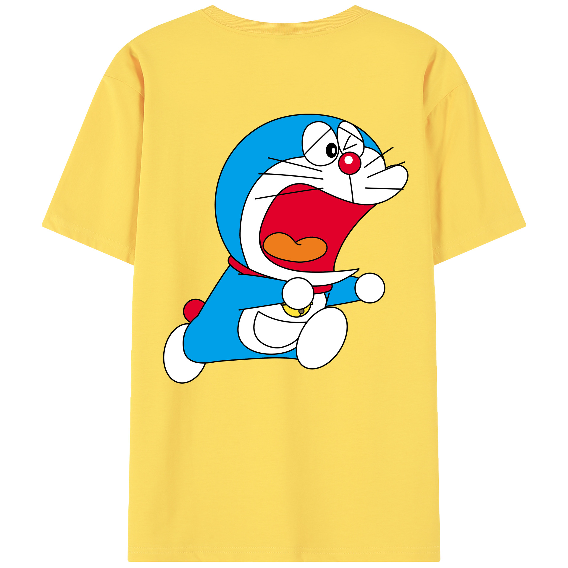 （画像用） ドラえもん Doraemon 綿100％半袖Tシャツ（背面プリント）