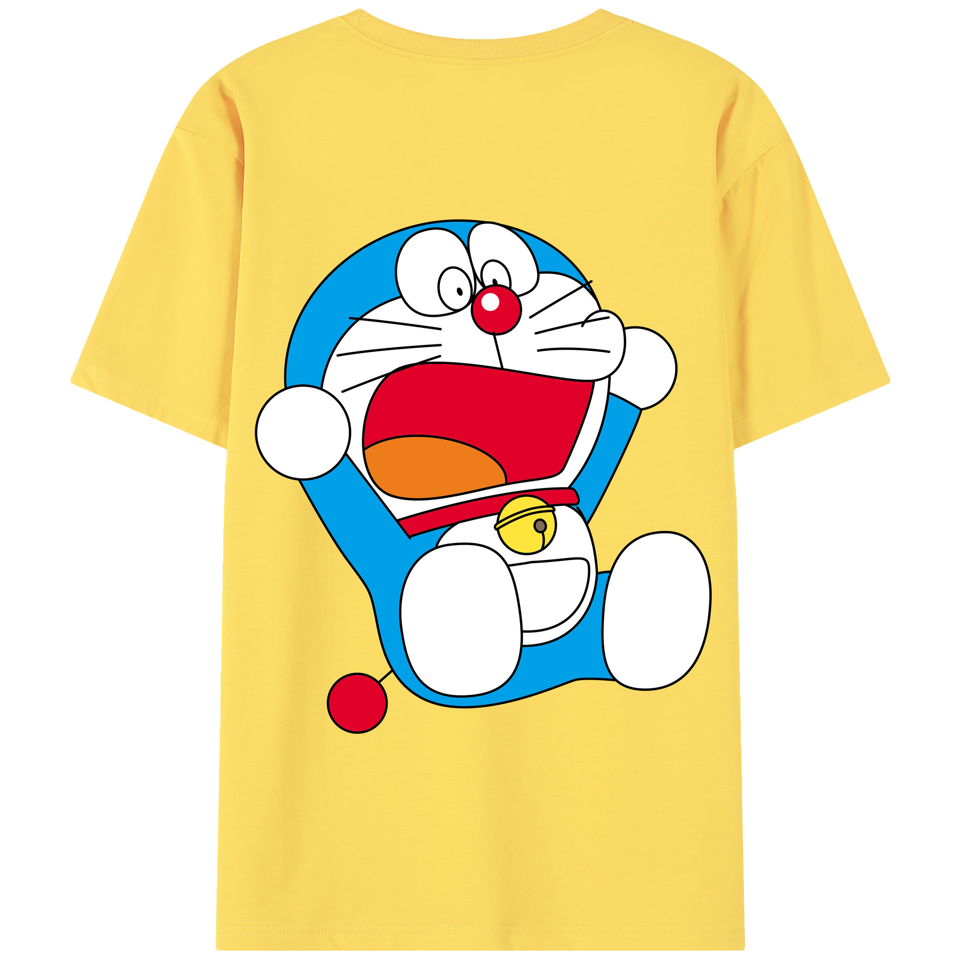 （画像用） ドラえもん Doraemon 綿100％半袖Tシャツ（背面プリント）