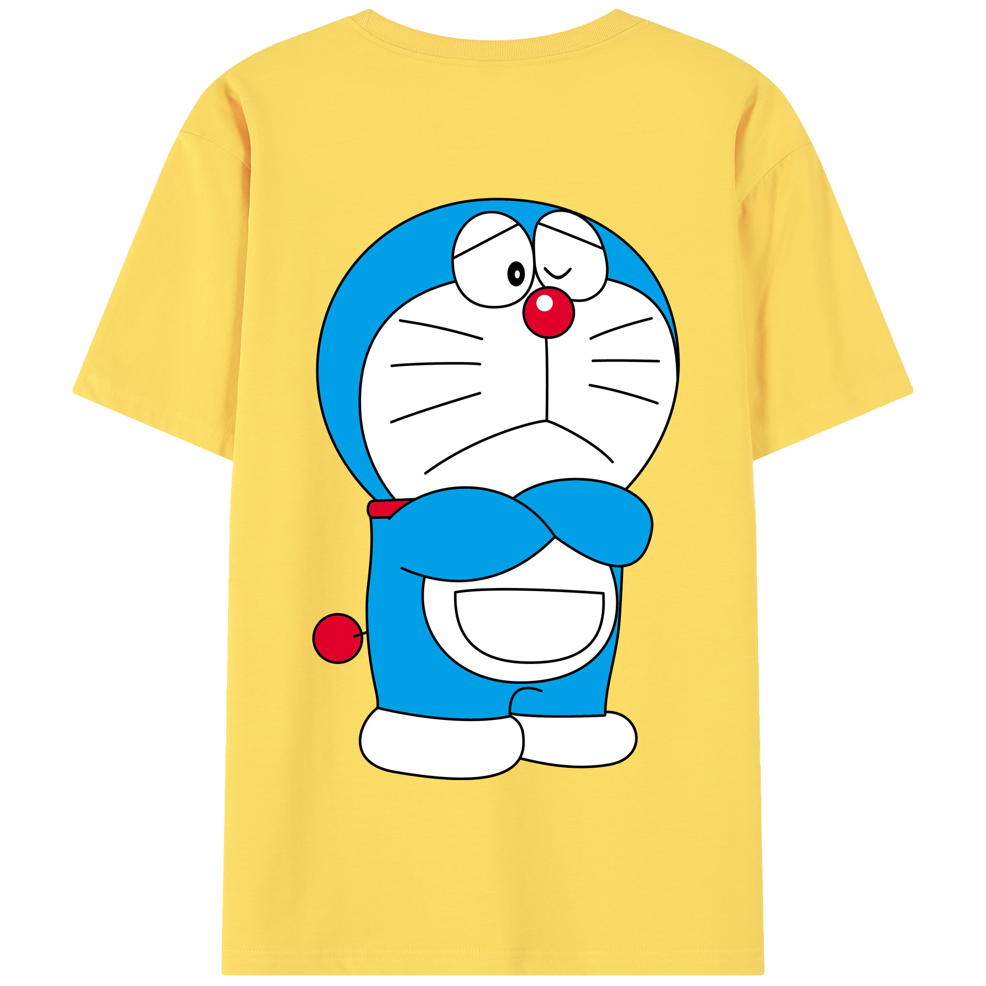 （画像用） ドラえもん Doraemon 綿100％半袖Tシャツ（背面プリント）