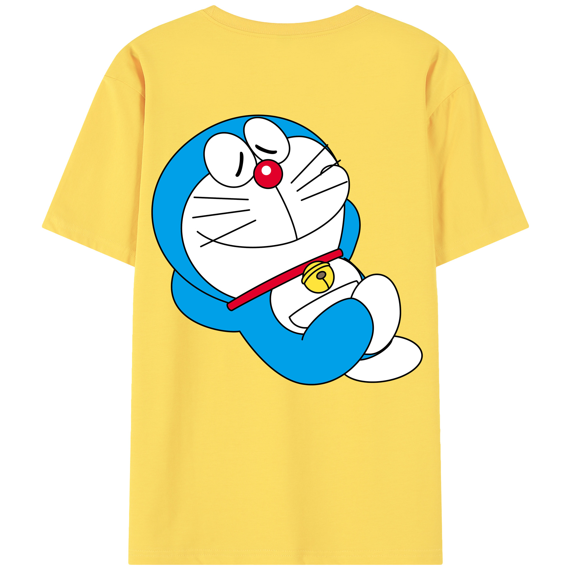 （画像用） ドラえもん Doraemon 綿100％半袖Tシャツ（背面プリント）