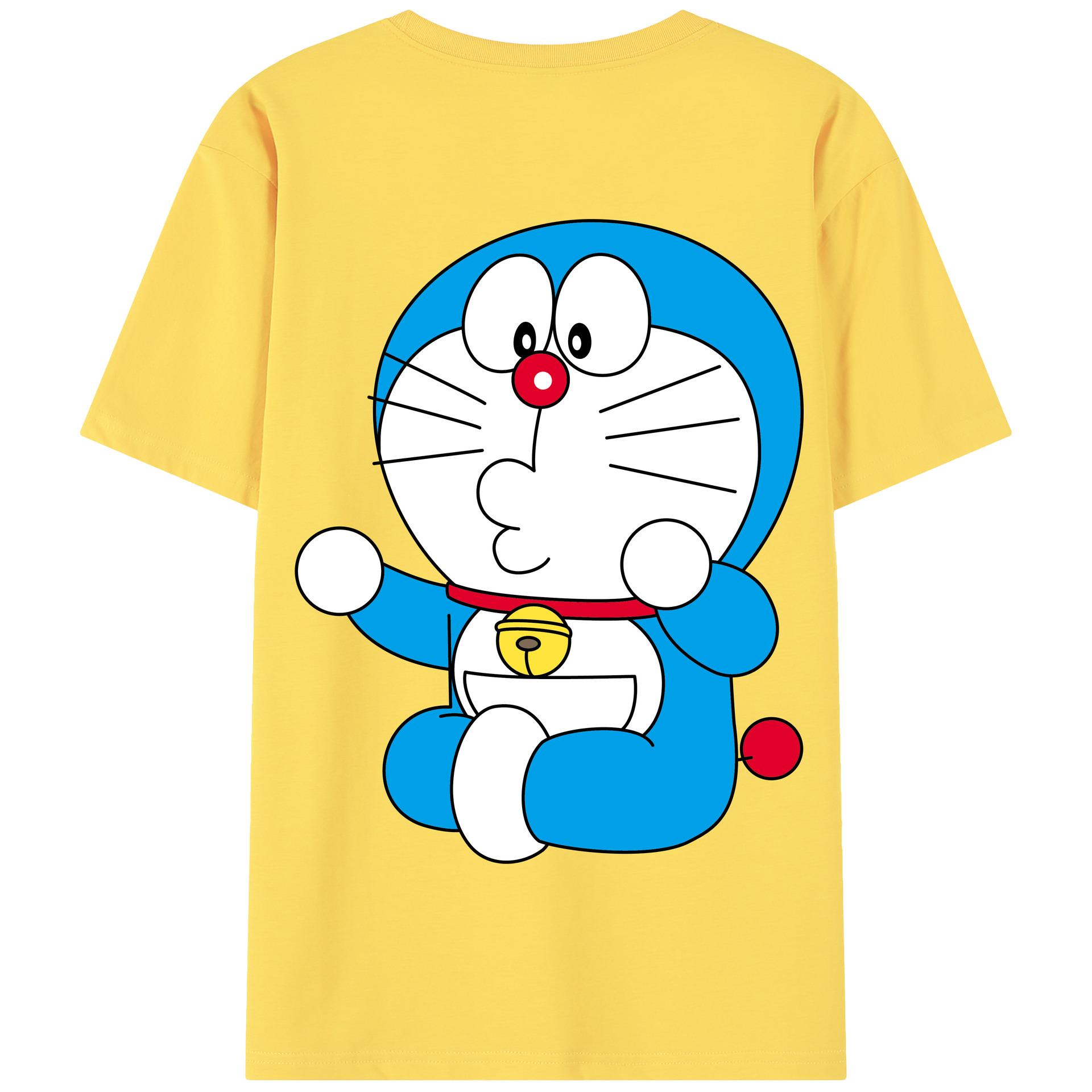 （画像用） ドラえもん Doraemon 綿100％半袖Tシャツ（背面プリント）
