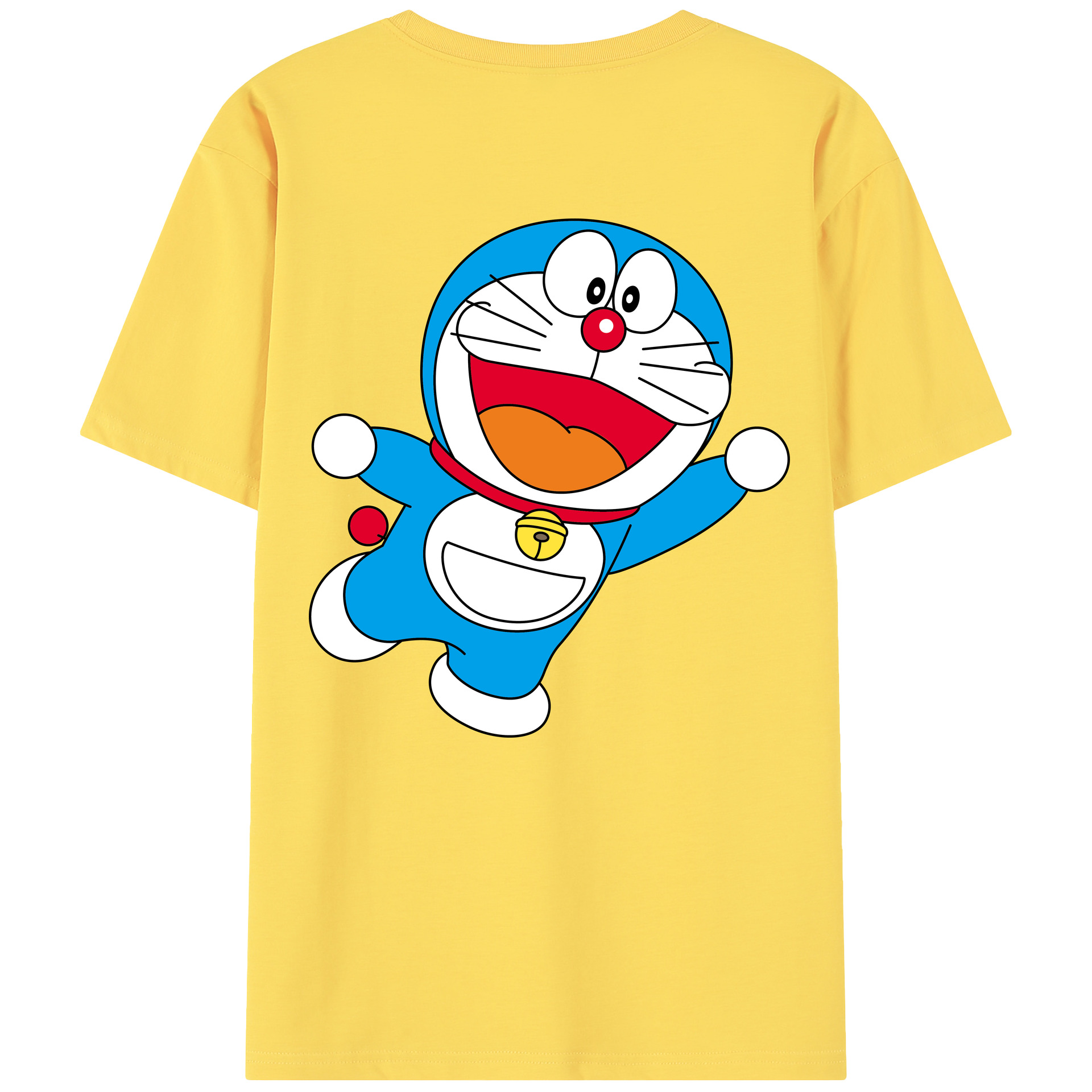 （画像用） ドラえもん Doraemon 綿100％半袖Tシャツ（背面プリント）