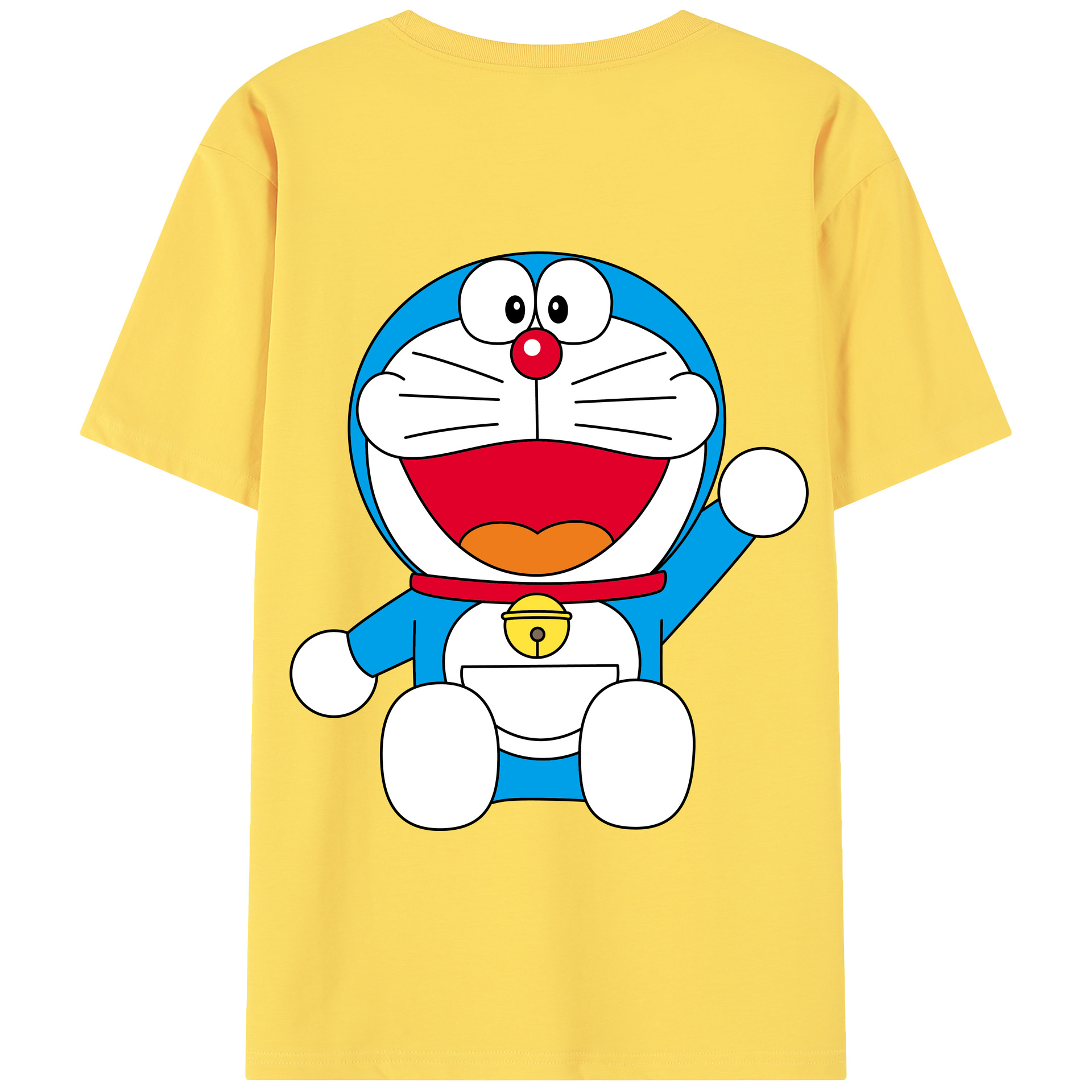 （画像用） ドラえもん Doraemon 綿100％半袖Tシャツ（背面プリント）