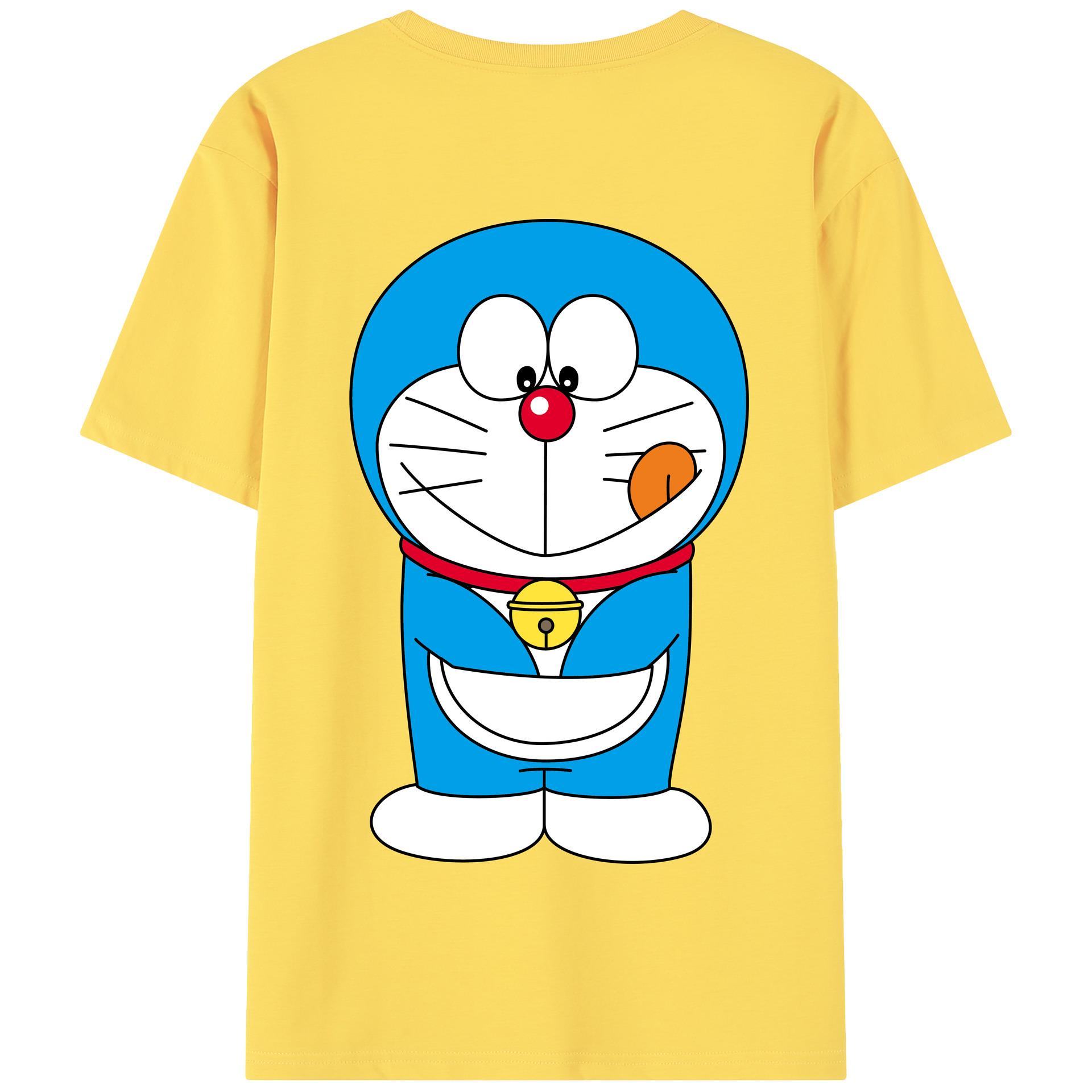 （画像用） ドラえもん Doraemon 綿100％半袖Tシャツ（背面プリント）