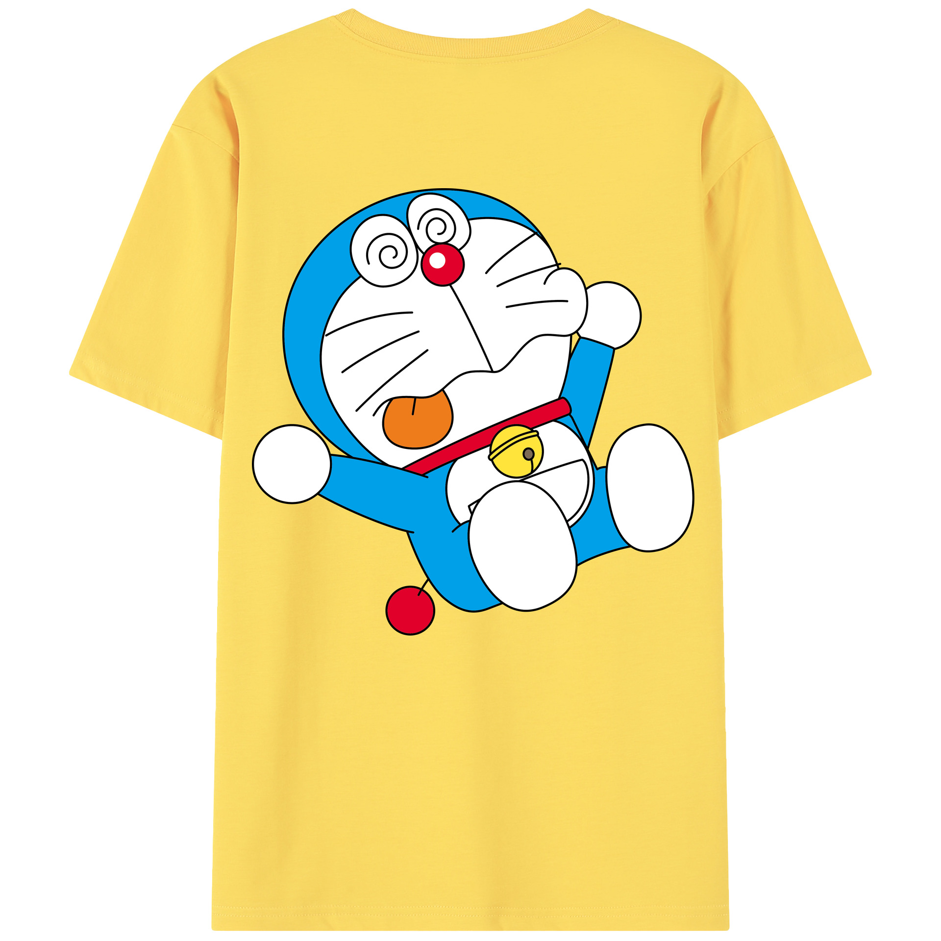 （画像用） ドラえもん Doraemon 綿100％半袖Tシャツ（背面プリント）