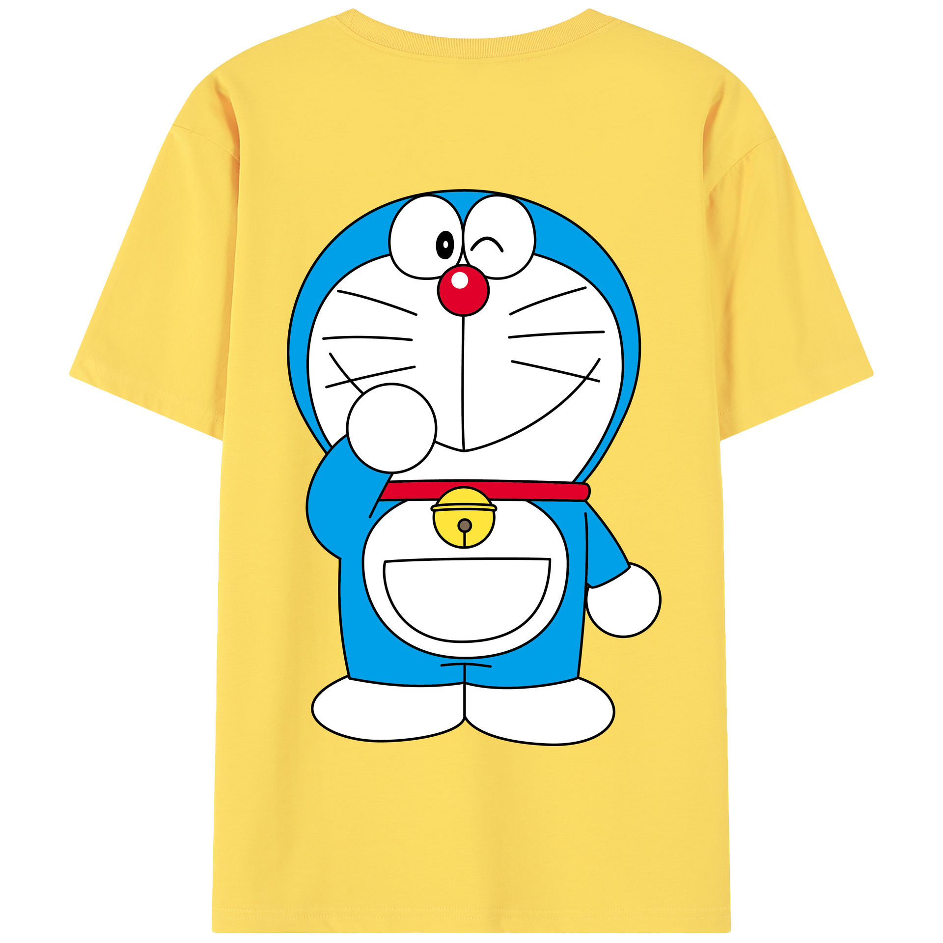 （画像用） ドラえもん Doraemon 綿100％半袖Tシャツ（背面プリント）