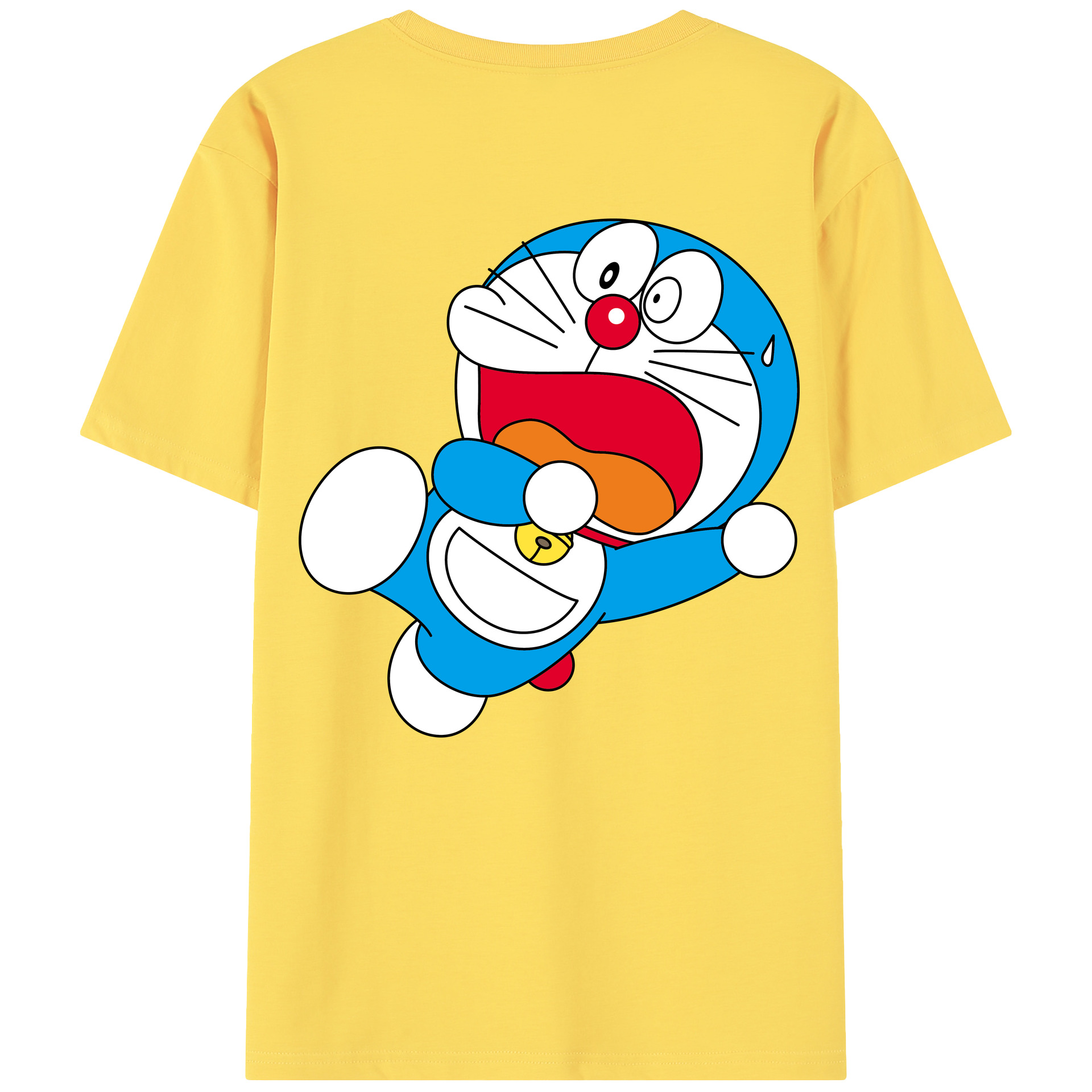 （画像用） ドラえもん Doraemon 綿100％半袖Tシャツ（背面プリント）