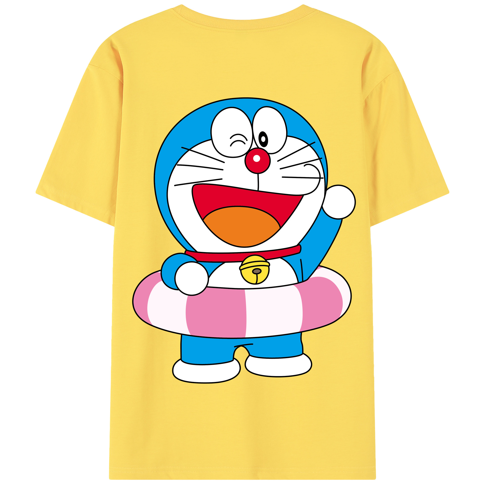 （画像用） ドラえもん Doraemon 綿100％半袖Tシャツ（背面プリント）