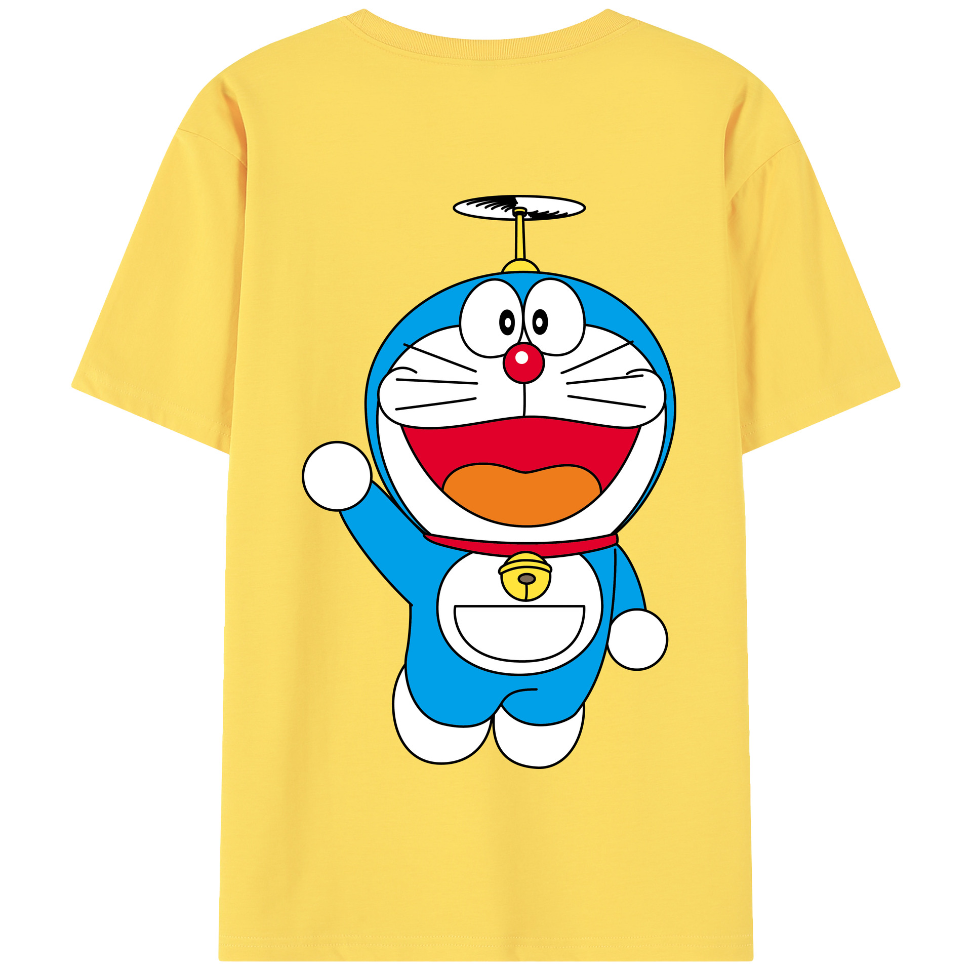 （画像用） ドラえもん Doraemon 綿100％半袖Tシャツ（背面プリント）