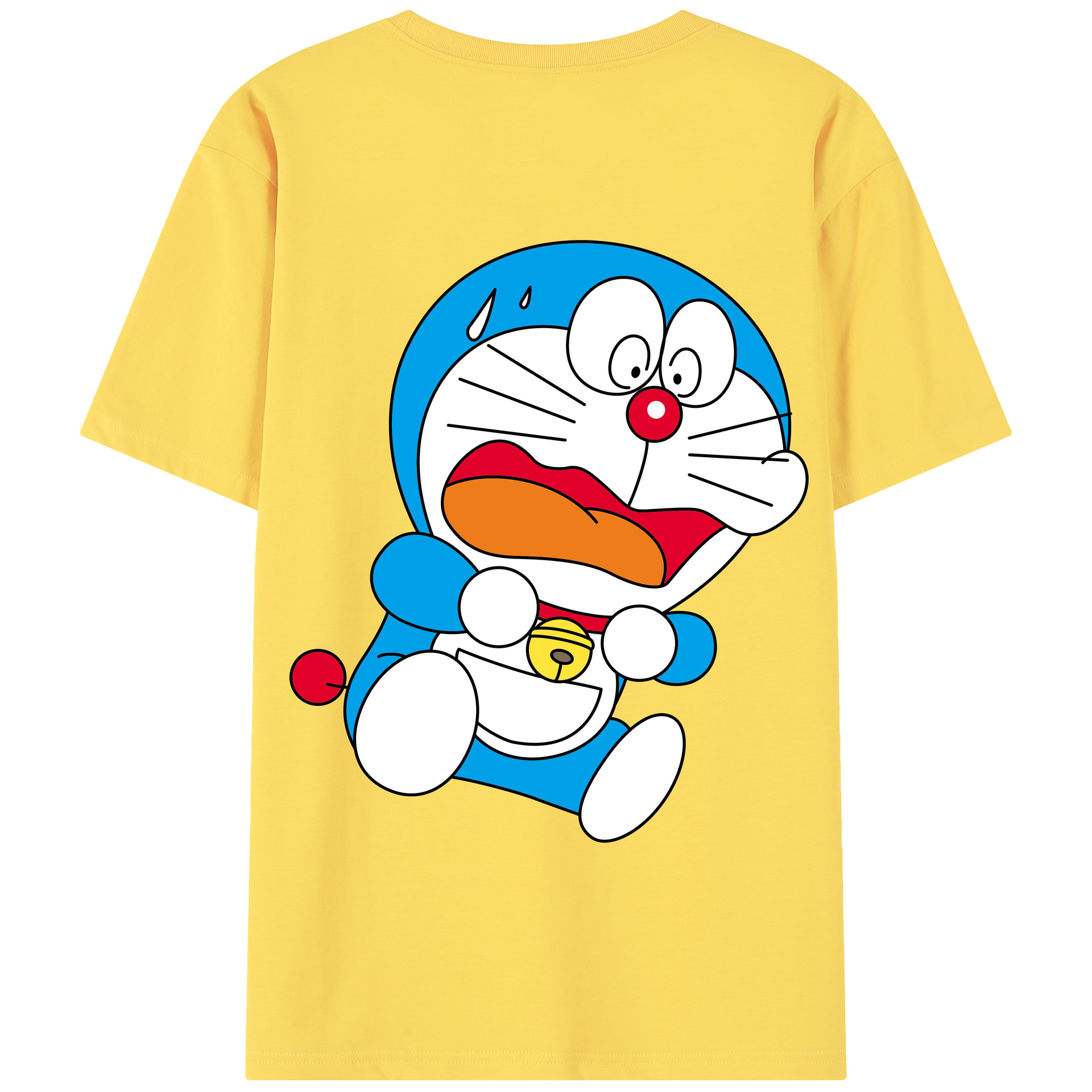 （画像用） ドラえもん Doraemon 綿100％半袖Tシャツ（背面プリント）
