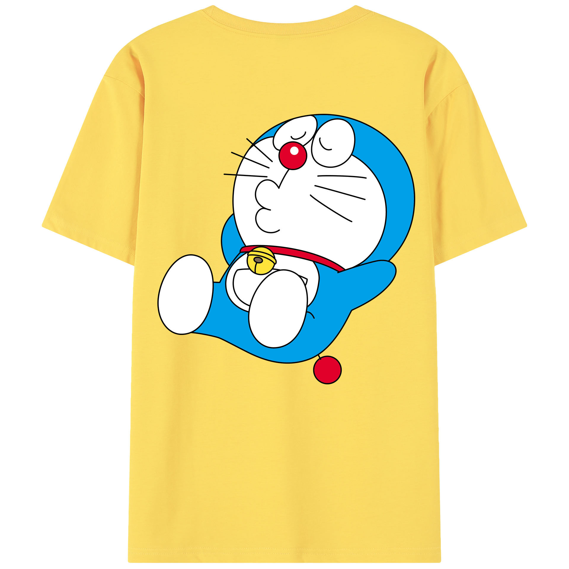 （画像用） ドラえもん Doraemon 綿100％半袖Tシャツ（背面プリント）