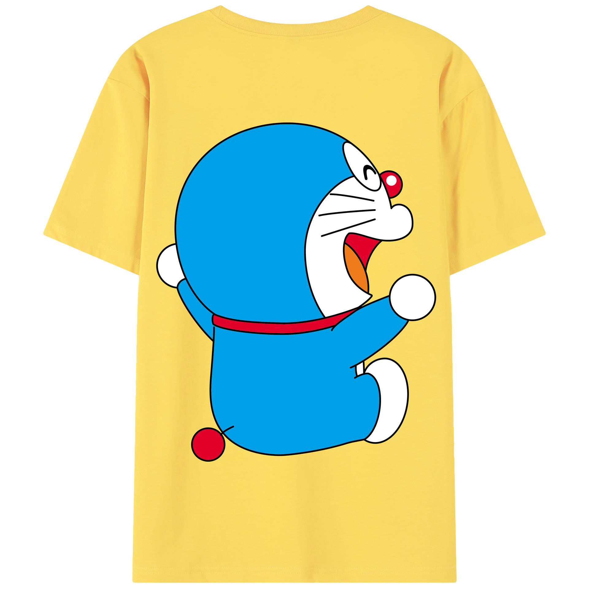 （画像用） ドラえもん Doraemon 綿100％半袖Tシャツ（背面プリント）