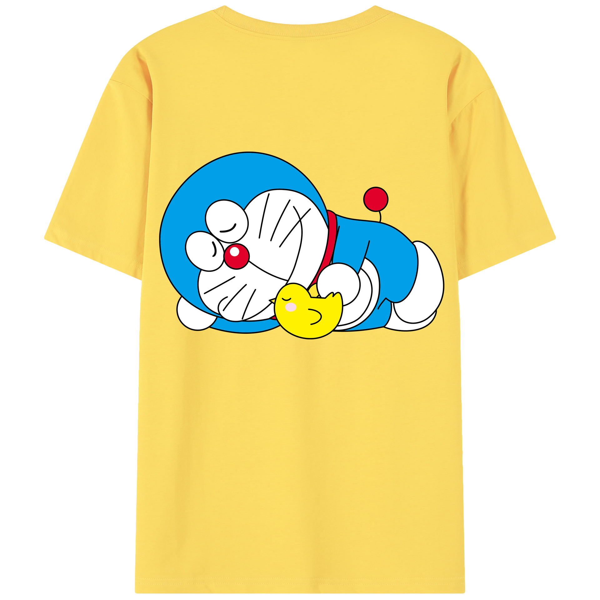 （画像用） ドラえもん Doraemon 綿100％半袖Tシャツ（背面プリント）