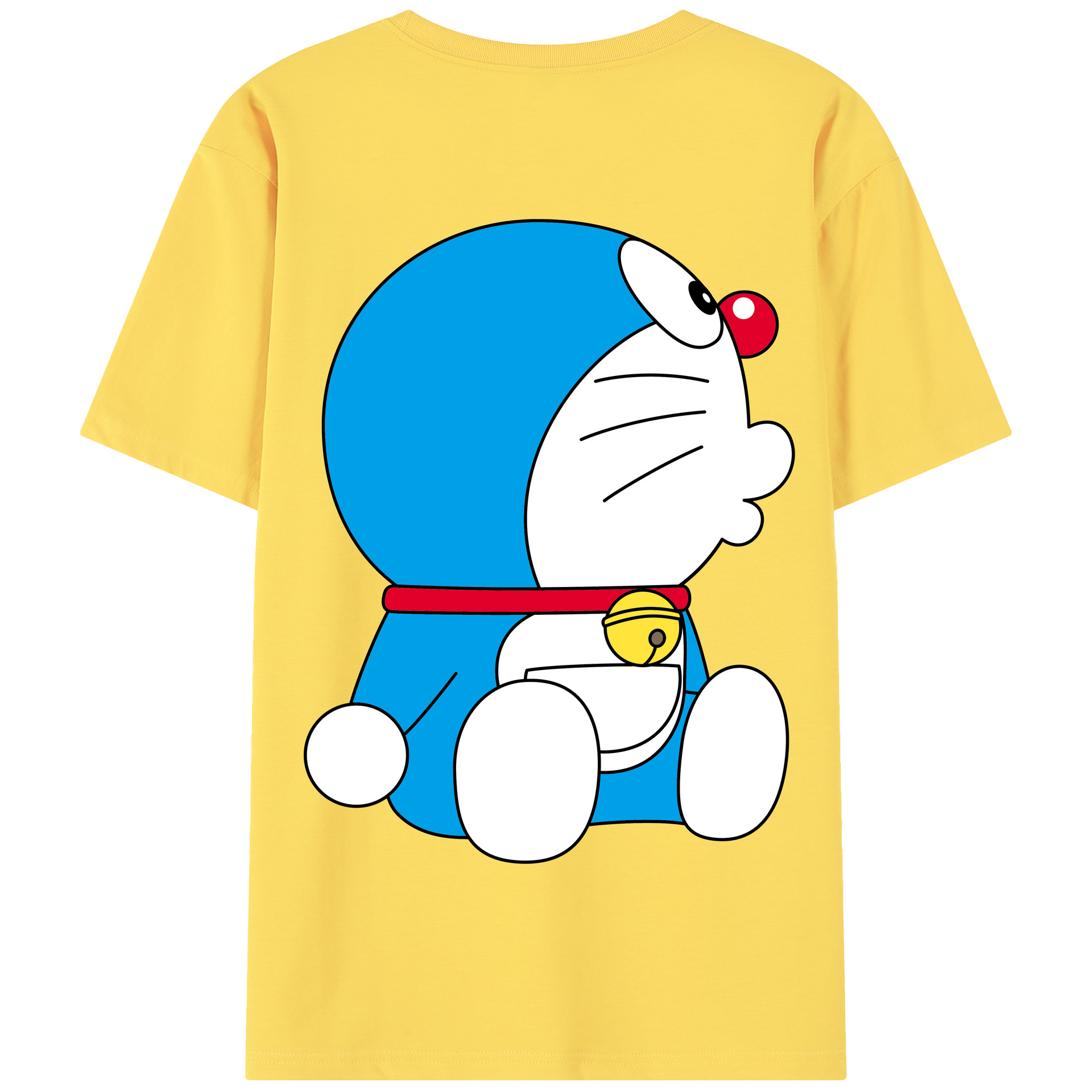 （画像用） ドラえもん Doraemon 綿100％半袖Tシャツ（背面プリント）
