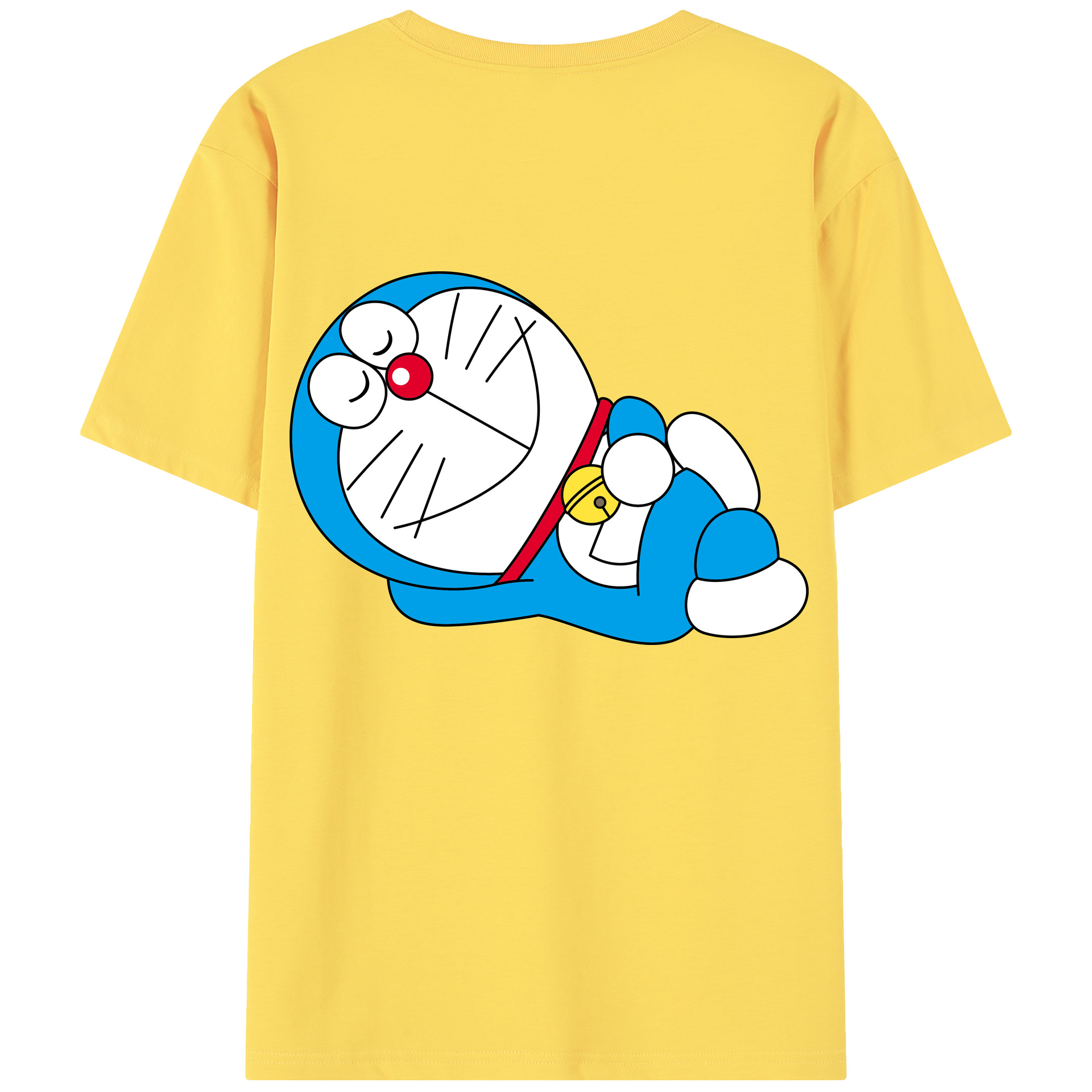 （画像用） ドラえもん Doraemon 綿100％半袖Tシャツ（背面プリント）