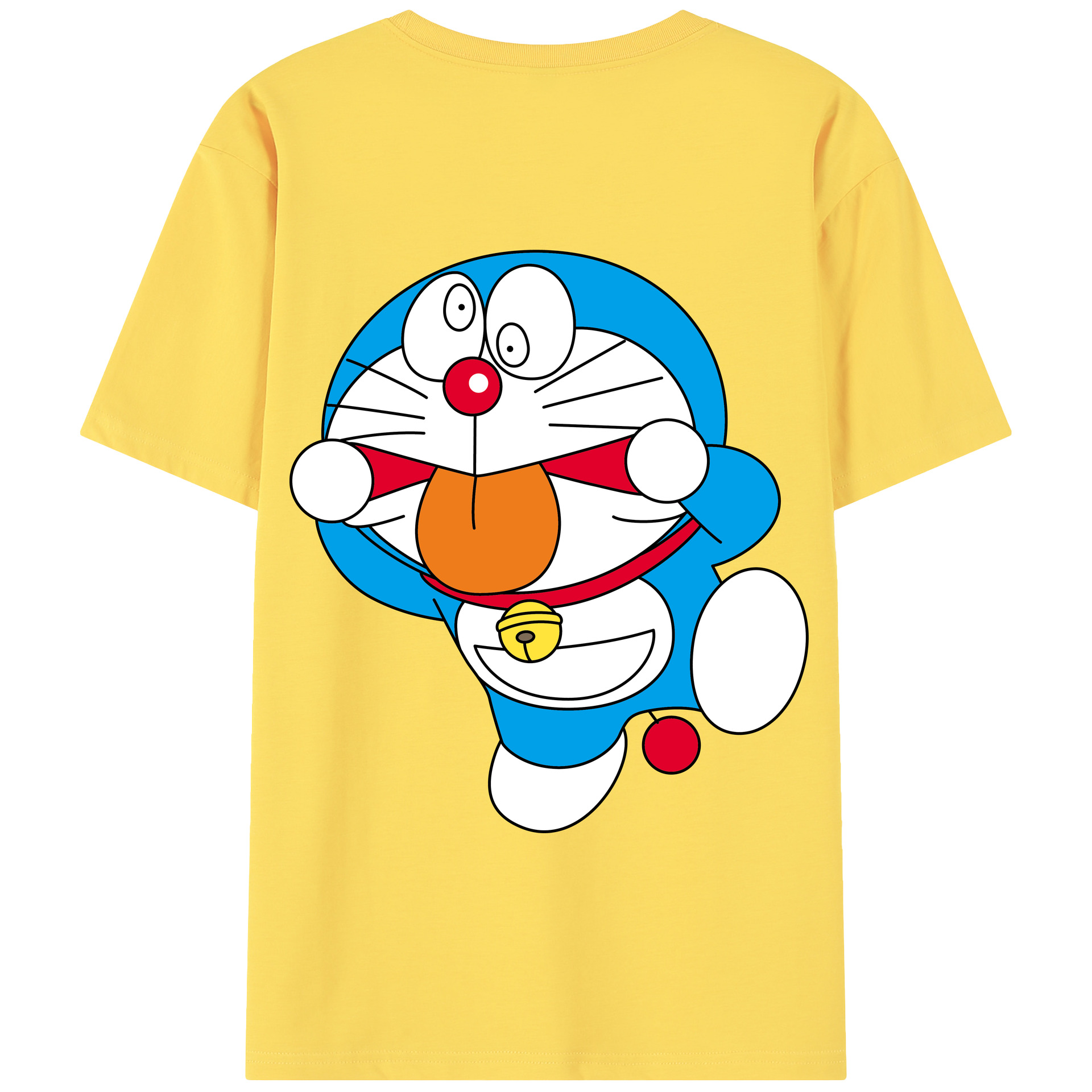 （画像用） ドラえもん Doraemon 綿100％半袖Tシャツ（背面プリント）