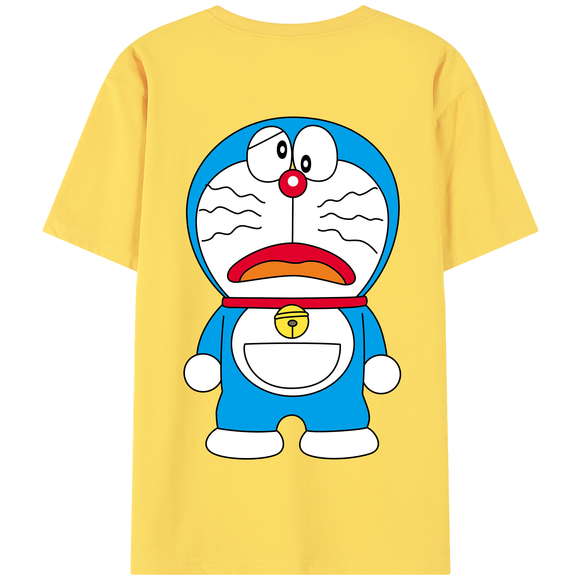 （画像用） ドラえもん Doraemon 綿100％半袖Tシャツ（背面プリント）