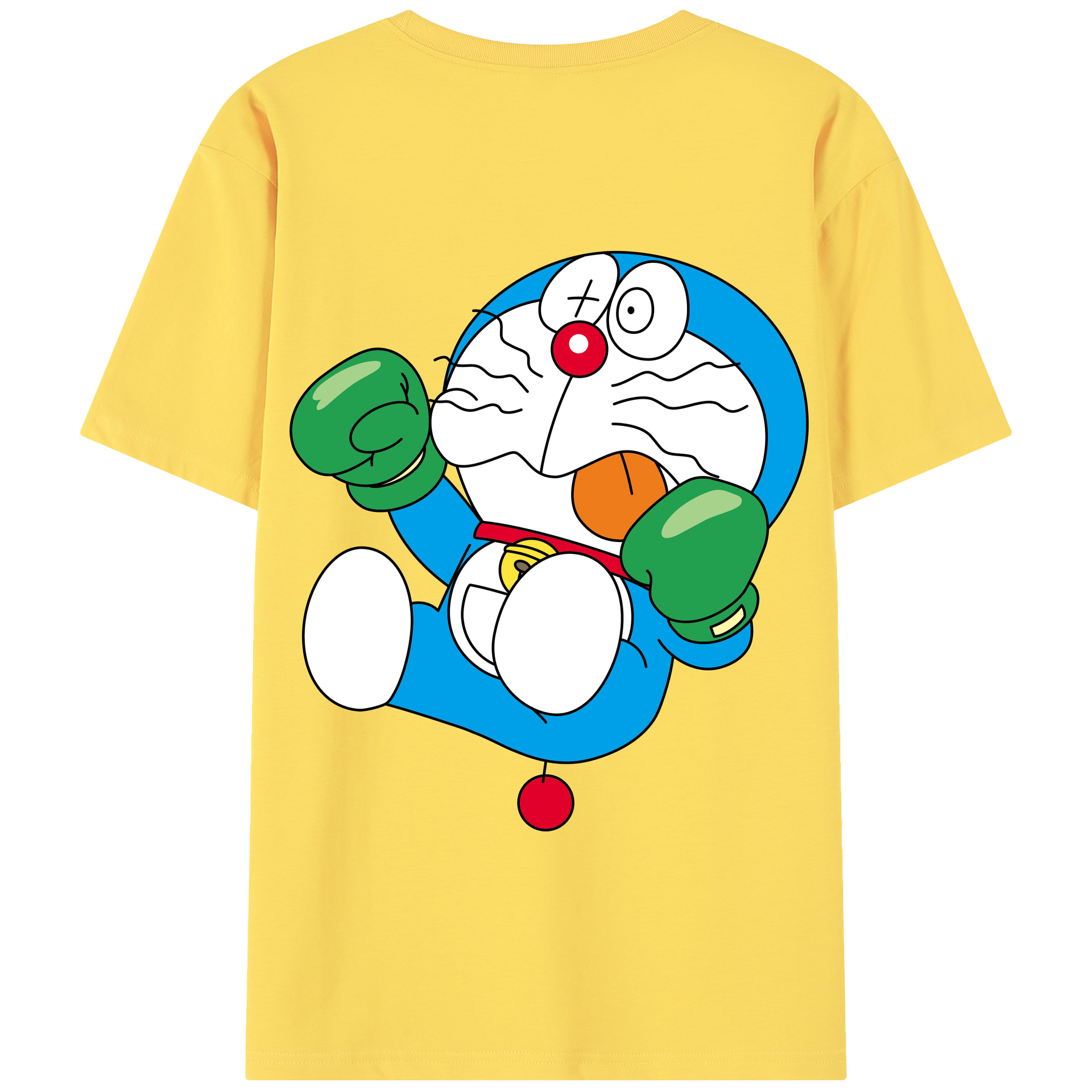 （画像用） ドラえもん Doraemon 綿100％半袖Tシャツ（背面プリント）