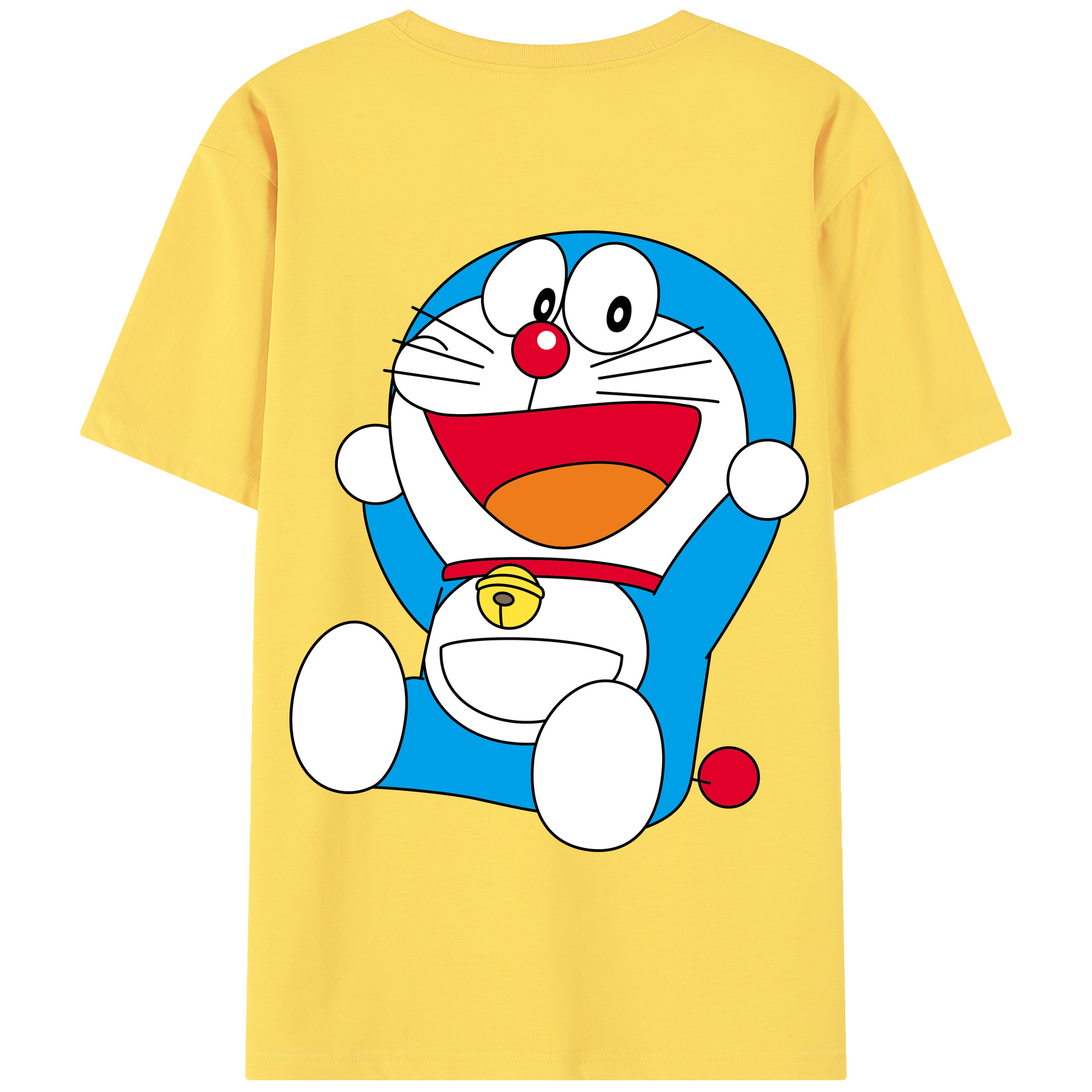 （画像用） ドラえもん Doraemon 綿100％半袖Tシャツ（背面プリント）