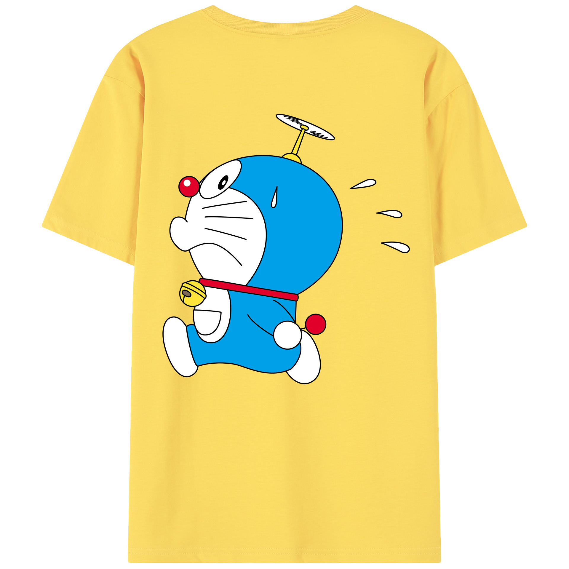 （画像用） ドラえもん Doraemon 綿100％半袖Tシャツ（背面プリント）